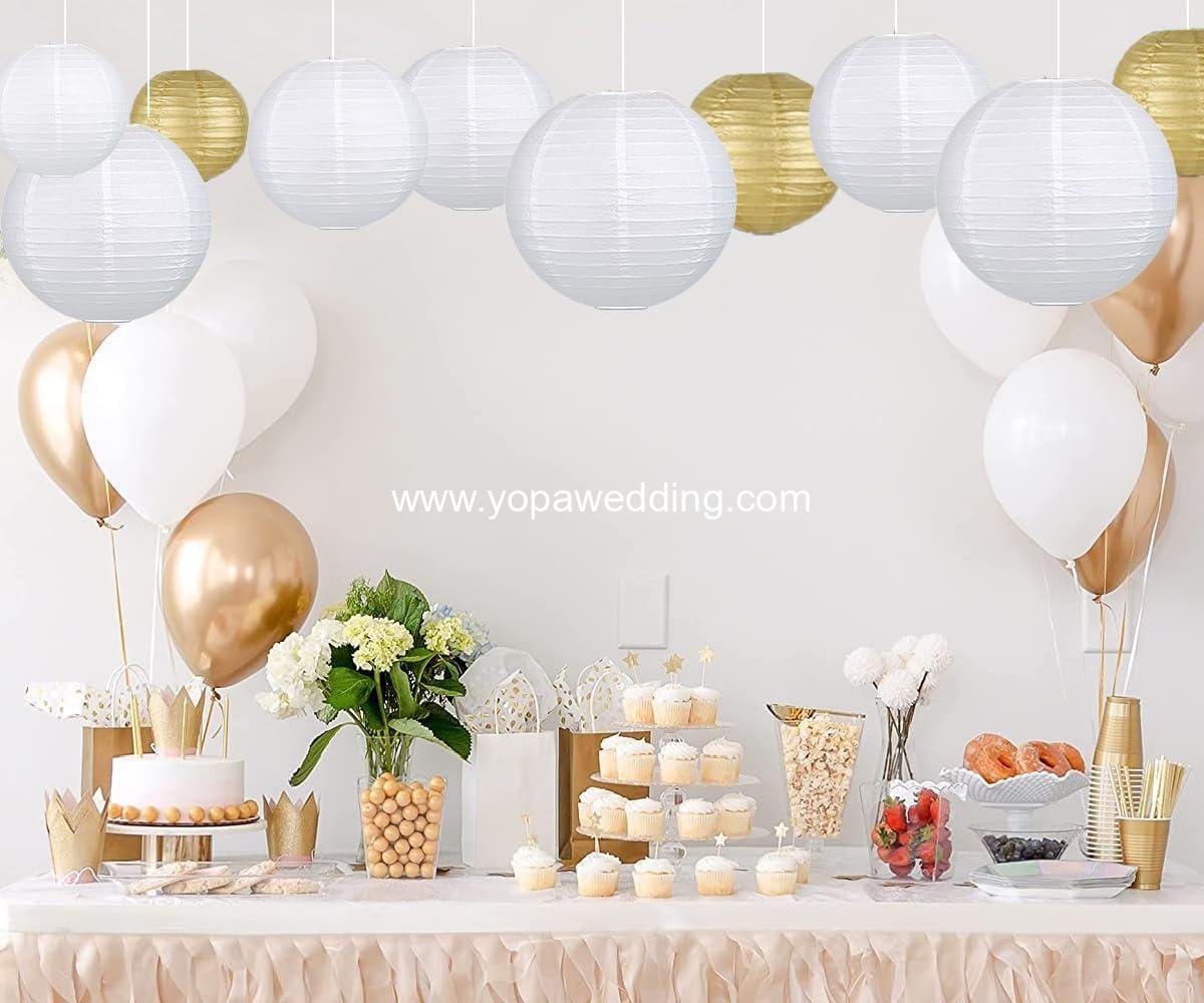 Wholesale 12Pcs Round Paper Lanterns Assorted Sizes 6 Wholesale 12Pcs Round Paper Lanterns Assorted Sizes 6