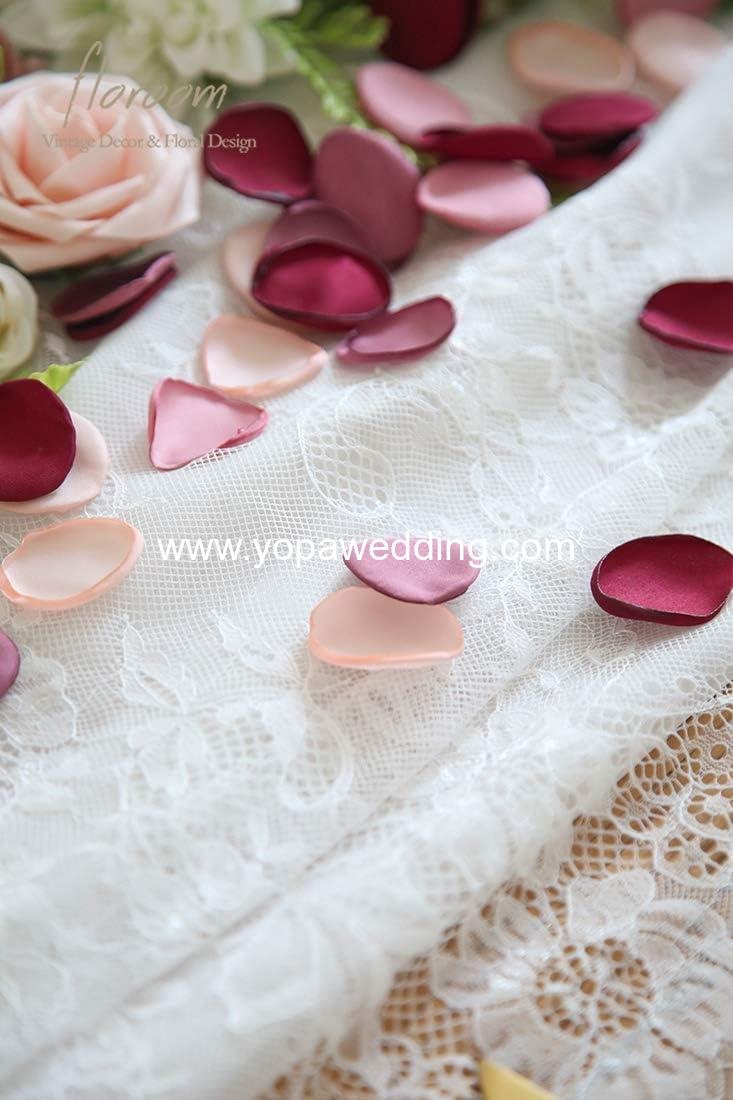 Wholesale 300pcs Burgundy Maroon Faux Silk Rose Petals Wedding Flower Girl Basket Aisle Scatter Table Centerpieces Party Confetti Bridal Shower Romantic Decor Supplier Wholesale 300pcs Burgundy Maroon Faux Silk Rose Petals Wedding Flower Girl Basket Aisle Scatter Table Centerpieces Party Confetti Bridal Shower Romantic Decor Supplier