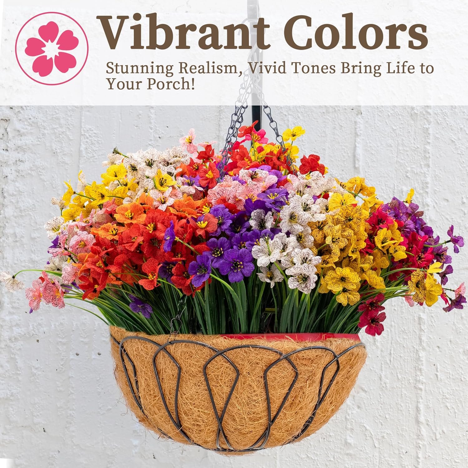 Wholesale 24 Bundles Artificial Flowers Indoor Outdoor Fake Plants Garden Porch Window Box Home Wedding Farmhouse 8 Colors Supplier Wholesale 24 Bundles Artificial Flowers Indoor Outdoor Fake Plants Garden Porch Window Box Home Wedding Farmhouse 8 Colors Supplier
