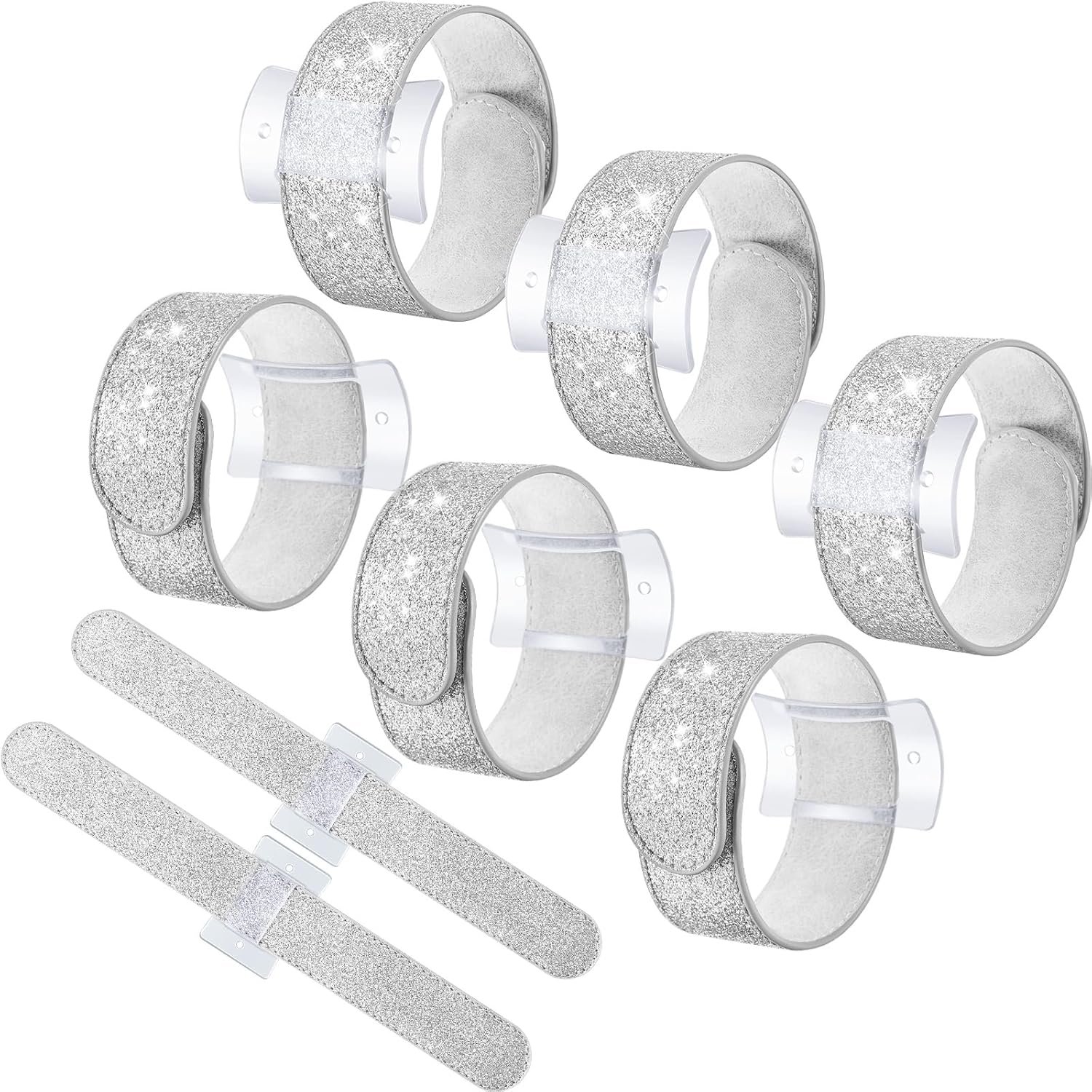 Wholesale 6 Pieces Acrylic Base Floral Wrist Corsage Bracelets Wristlet Bands Wedding DIY Bridesmaid Accessories Bridal Shower Party Prom Supplier