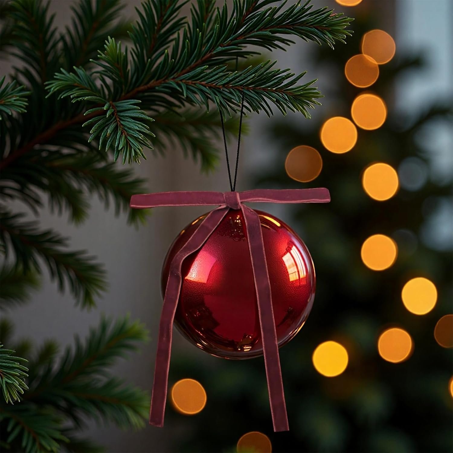 Wholesale Velvet Christmas Bows 24 Pack Premade Wired Ribbon Bows Christmas Tree Wreaths Vintage Elegant Burgundy Holiday Decor Supplier