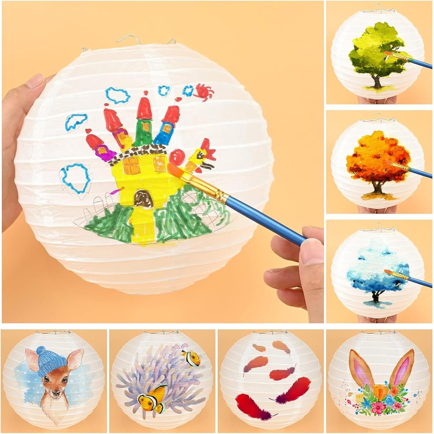 Wholesale 30Pcs 12 Inch White Round Hanging Paper Lanterns for Home Restaurant Church Wedding Birthday Party Decor Supplier