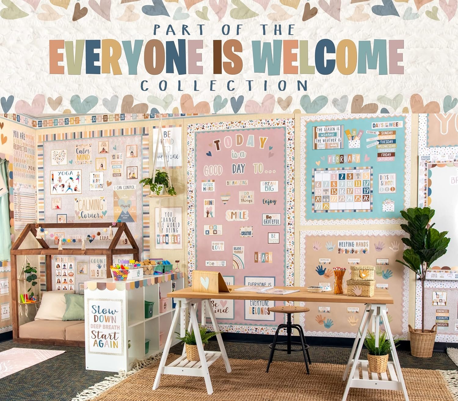 Wholesale Everyone is Welcome Pom-Poms and Tassels Garland Supplier Wholesale Everyone is Welcome Pom-Poms and Tassels Garland Supplier