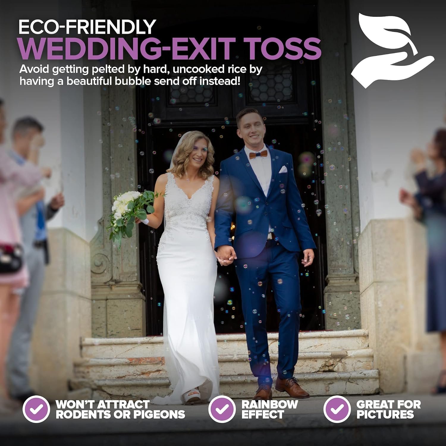 Wholesale Wedding Bubbles Bulk White Heart Top Wands (100 Count) Individual Mini Bubble Wand Favors for Weddings Parties Supplier