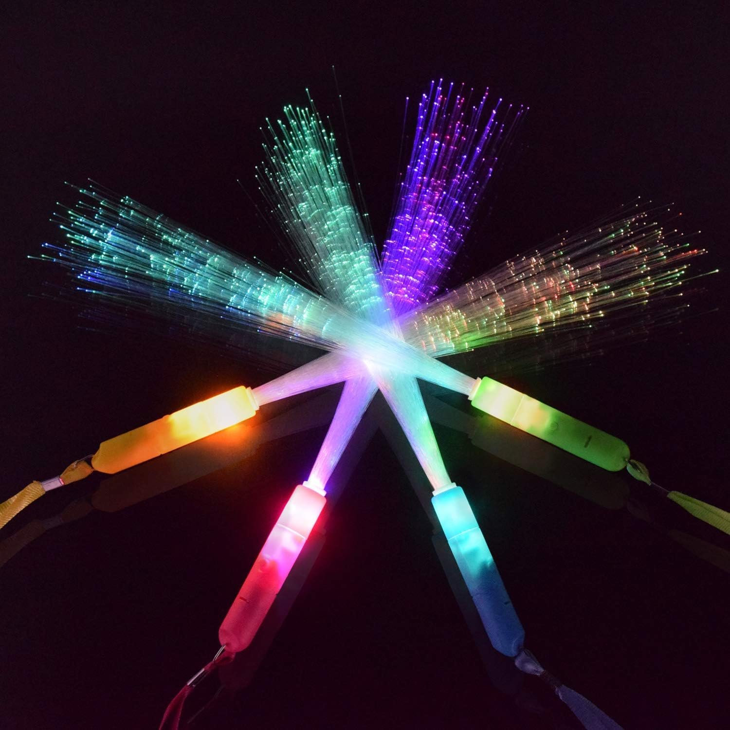 Wholesale 12pcs 3-Mode Colorful Flashing LED Glow Sticks Wands for Party Favors Supplier Wholesale 12pcs 3-Mode Colorful Flashing LED Glow Sticks Wands for Party Favors Supplier