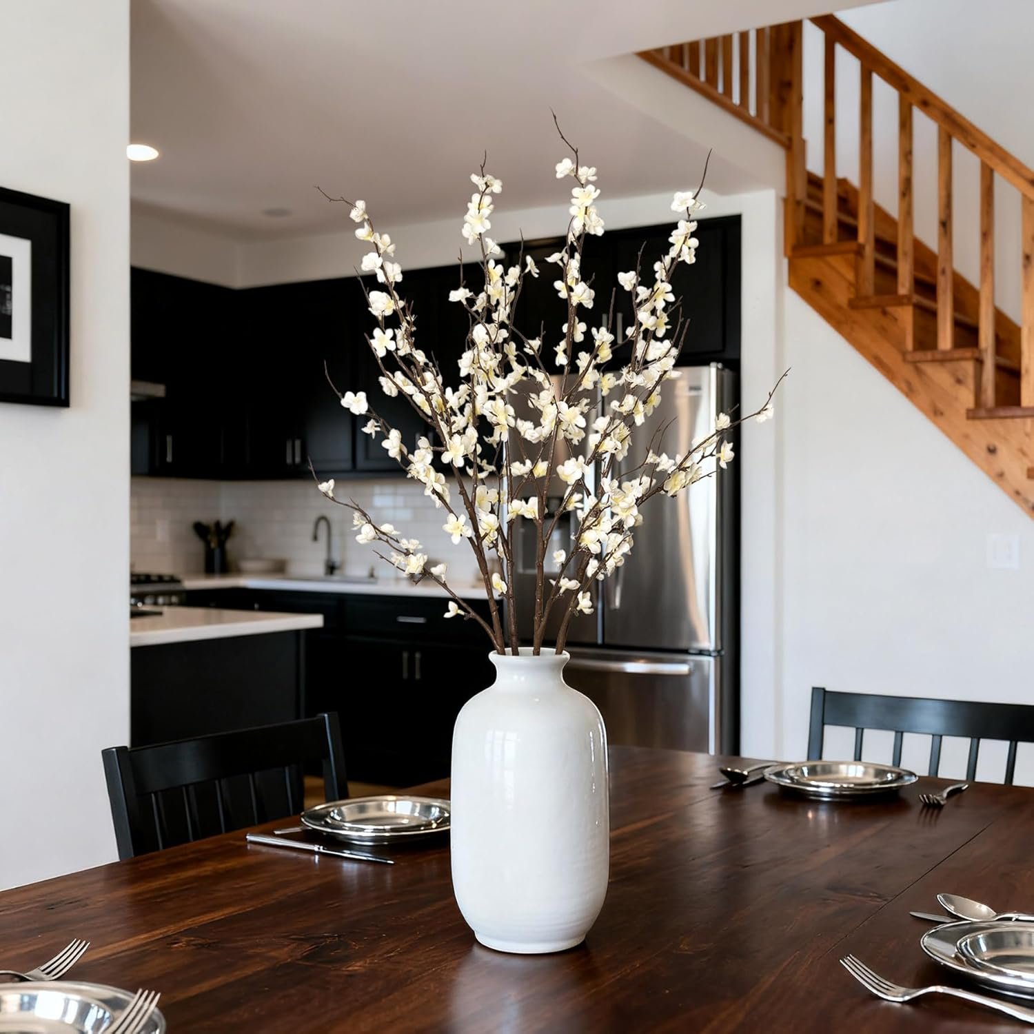 Wholesale 4Pcs Cherry Blossom Branches Faux Long Stem Artificial Flowers for Spring Summer Indoor Wedding Home Office Bedroom Party Table Centerpieces Decor White Supplier Wholesale 4Pcs Cherry Blossom Branches Faux Long Stem Artificial Flowers for Spring Summer Indoor Wedding Home Office Bedroom Party Table Centerpieces Decor White Supplier