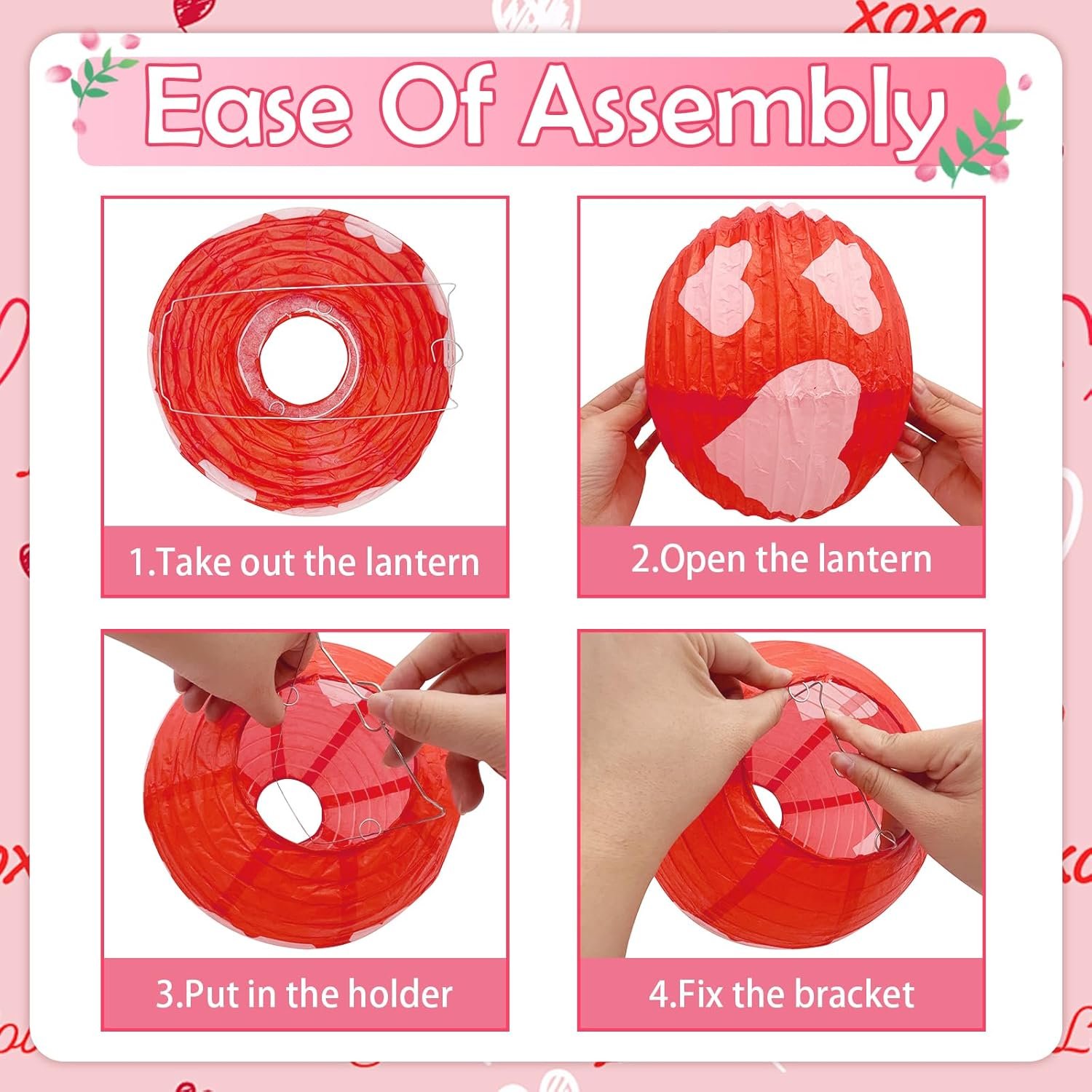 Wholesale 17 Pcs Valentines Day Hanging Ceiling Decorations Honeycomb Hearts Paper Fans Lanterns Red Pink for Office Party Supplier