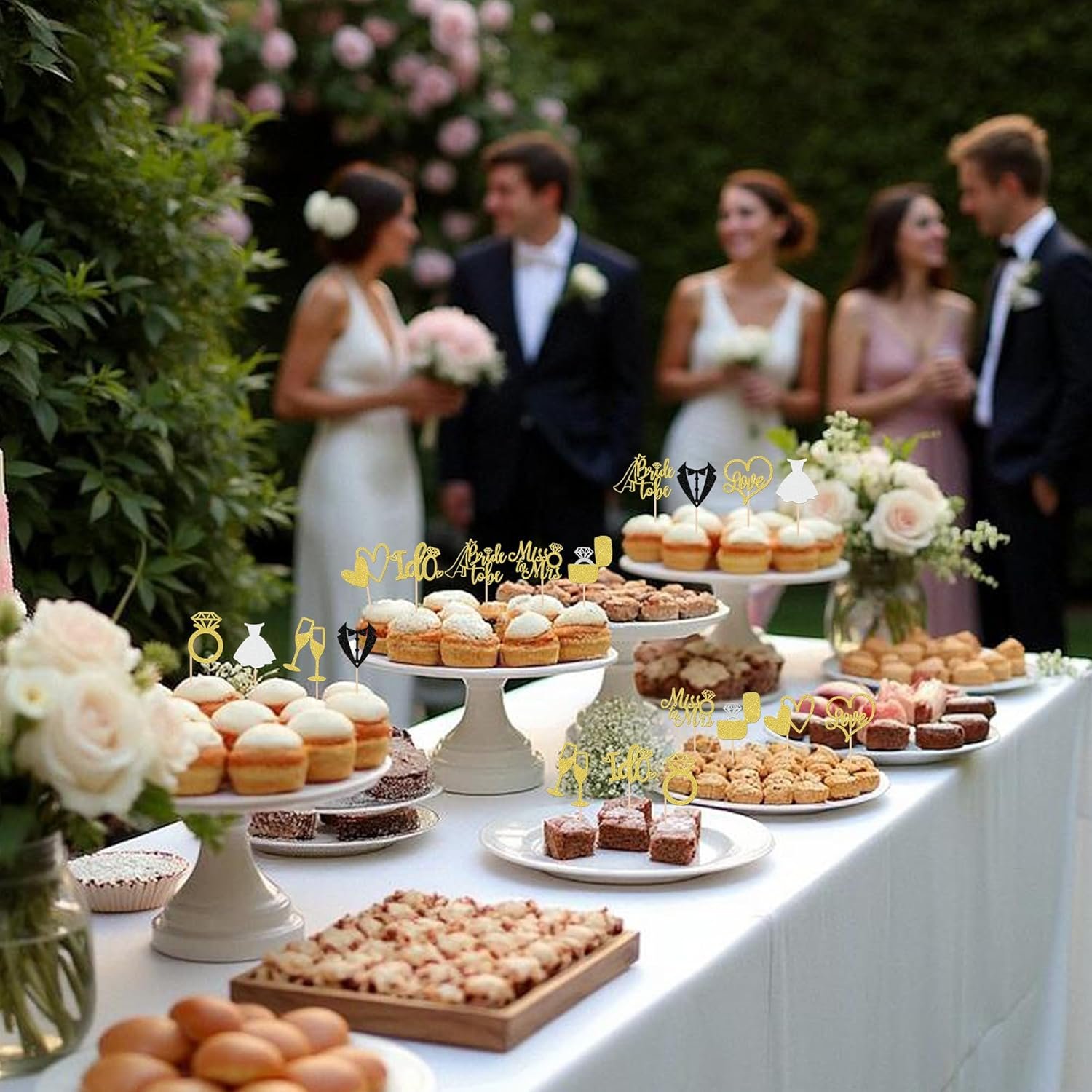 Wholesale 30 PCS Glitter Bride to Be I Do Love Heart Ring Miss to Mrs Cupcake Toppers Picks Bridal Shower Wedding Engagement Supplies Gold Supplier Wholesale 30 PCS Glitter Bride to Be I Do Love Heart Ring Miss to Mrs Cupcake Toppers Picks Bridal Shower Wedding Engagement Supplies Gold Supplier