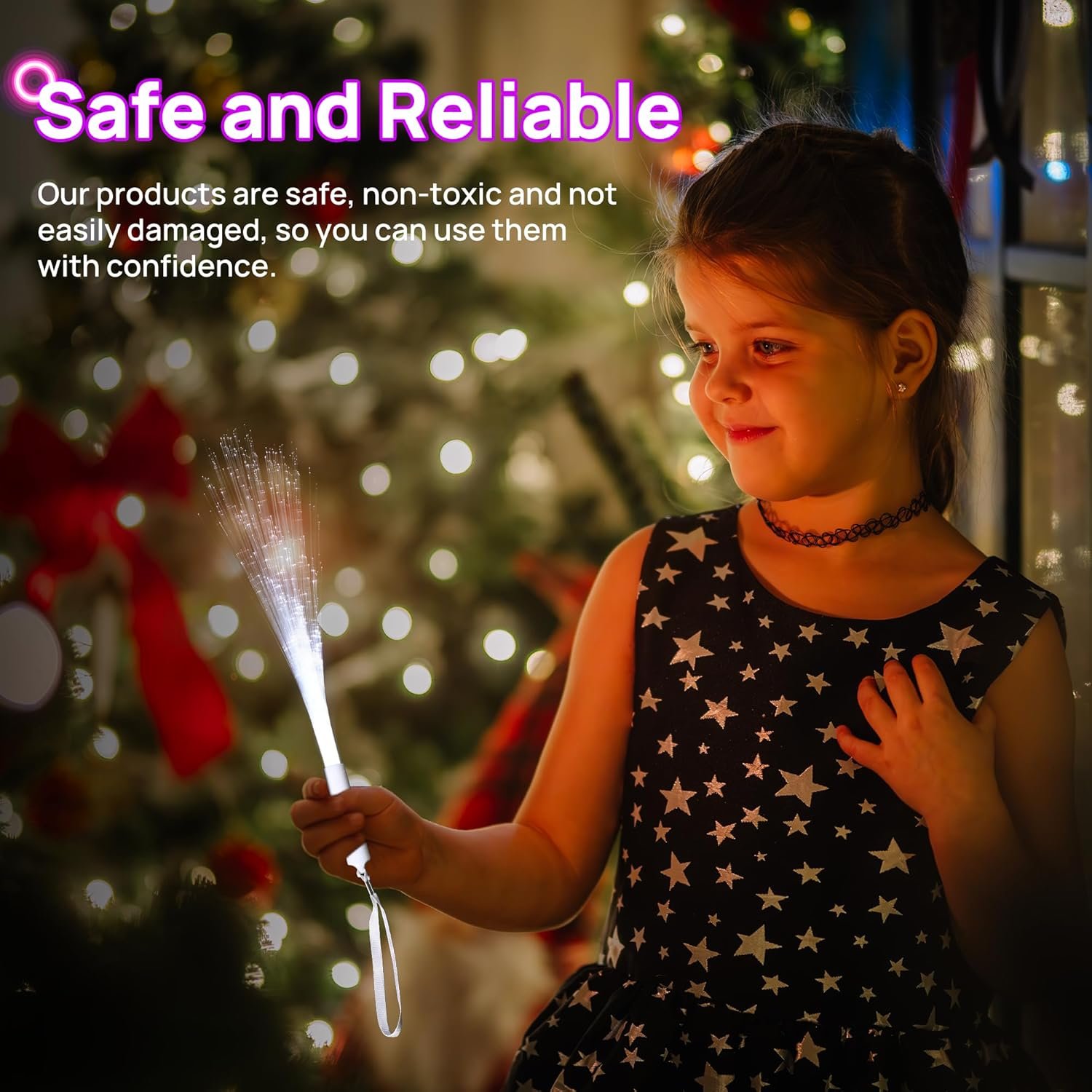 Wholesale 64 Pcs White Fiber Optic LED Glow Wands Flashing Light Up Sticks 3 Modes Wedding Party Baby Shower Birthday Supplies Supplier