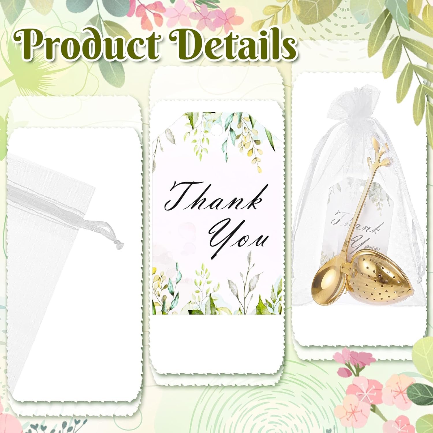 Wholesale 25 Sets Heart Shape Infuser Ball Leaf Tea Spoon Loose Tea Favors with Thank You Cards Organza Bags Bridal Shower Wedding Tea Party Decorations Gold Supplier Wholesale 25 Sets Heart Shape Infuser Ball Leaf Tea Spoon Loose Tea Favors with Thank You Cards Organza Bags Bridal Shower Wedding Tea Party Decorations Gold Supplier