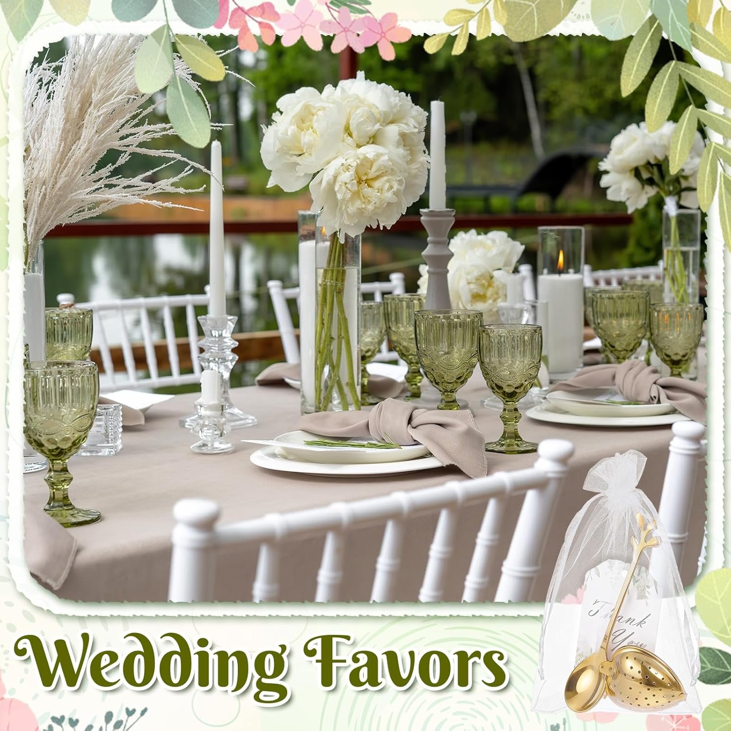 Wholesale 25 Sets Heart Shape Infuser Ball Leaf Tea Spoon Loose Tea Favors with Thank You Cards Organza Bags Bridal Shower Wedding Tea Party Decorations Gold Supplier Wholesale 25 Sets Heart Shape Infuser Ball Leaf Tea Spoon Loose Tea Favors with Thank You Cards Organza Bags Bridal Shower Wedding Tea Party Decorations Gold Supplier