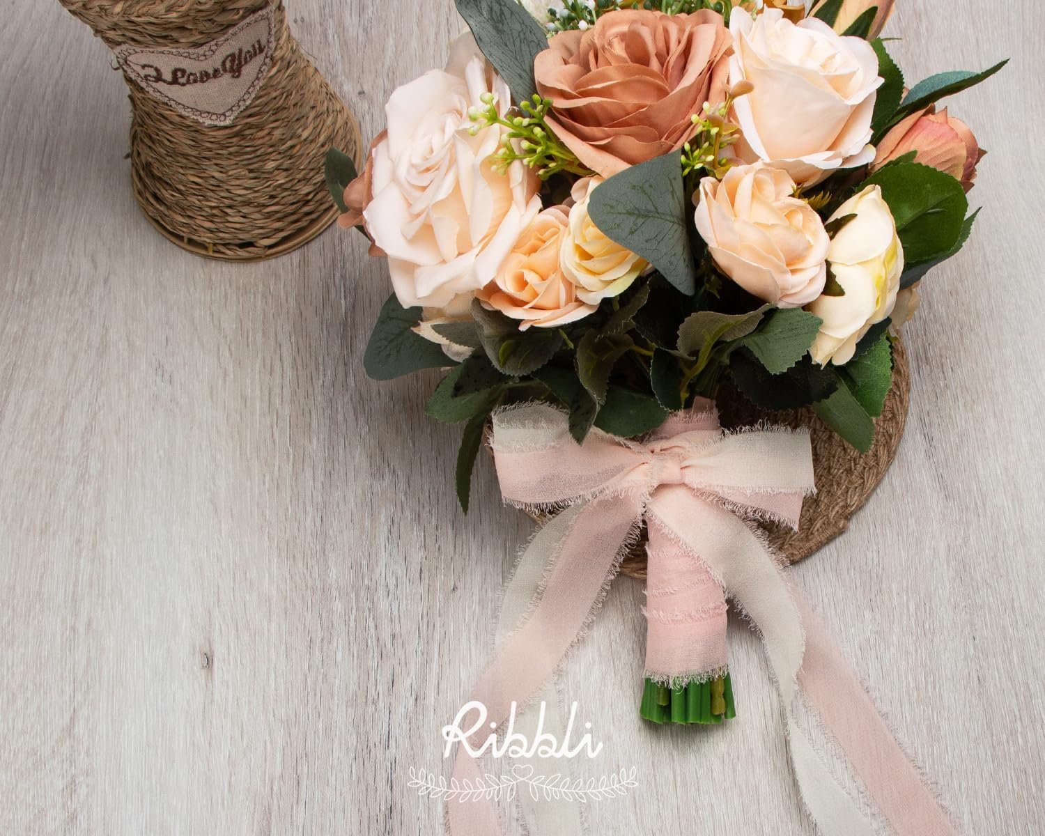 Wholesale 1 Inch x 3 Rolls 24 Yards Total Ivory Handmade Fringe Chiffon Silk Ribbon for Wedding Invitations Bridal Bouquets Wrapping DIY Crafts Home Decor Supplier