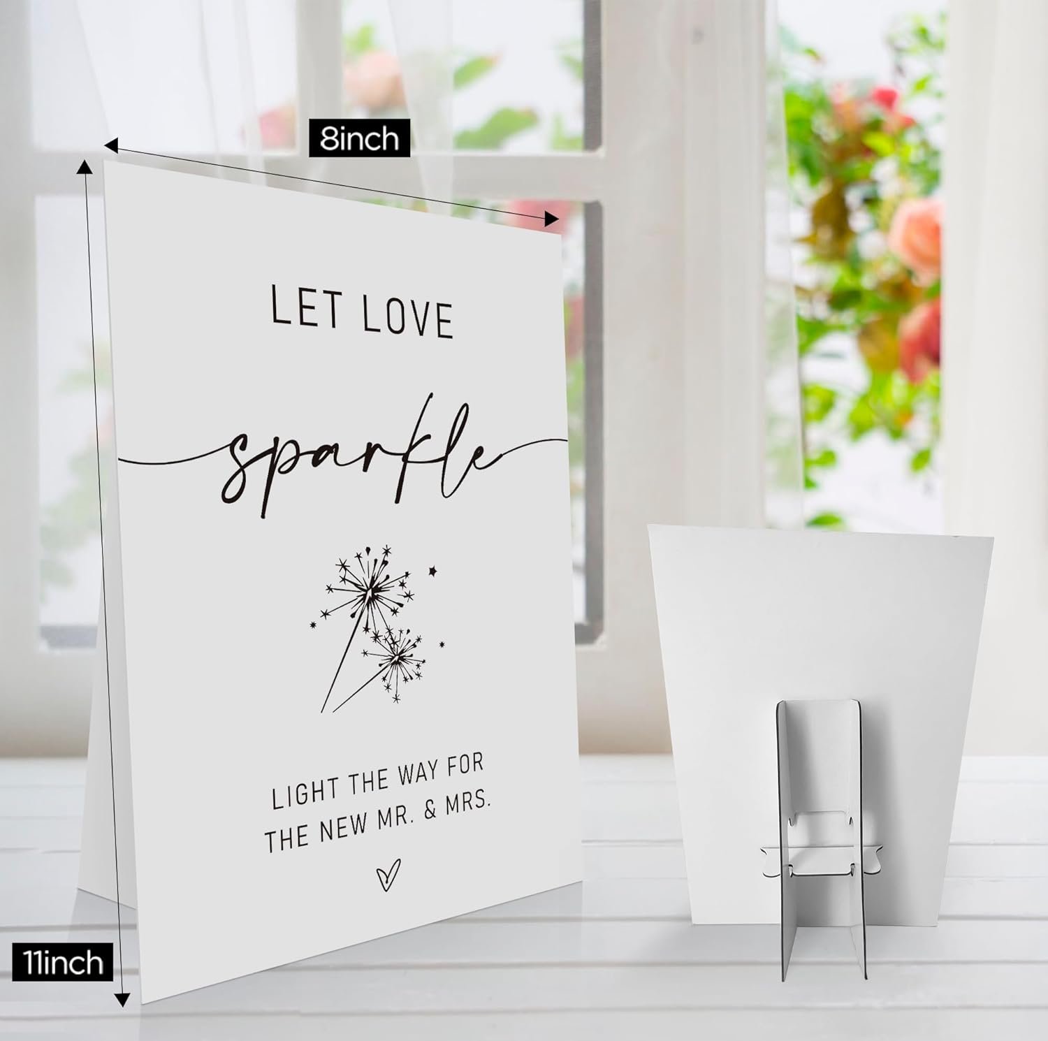 Wholesale Sparkler Send Off Sign 8 x 11 Inch Let Love Sparkle Modern Minimalist Wedding Sparklers Sign Light the Way for New Mr & Mrs Supplier Wholesale Sparkler Send Off Sign 8 x 11 Inch Let Love Sparkle Modern Minimalist Wedding Sparklers Sign Light the Way for New Mr & Mrs Supplier
