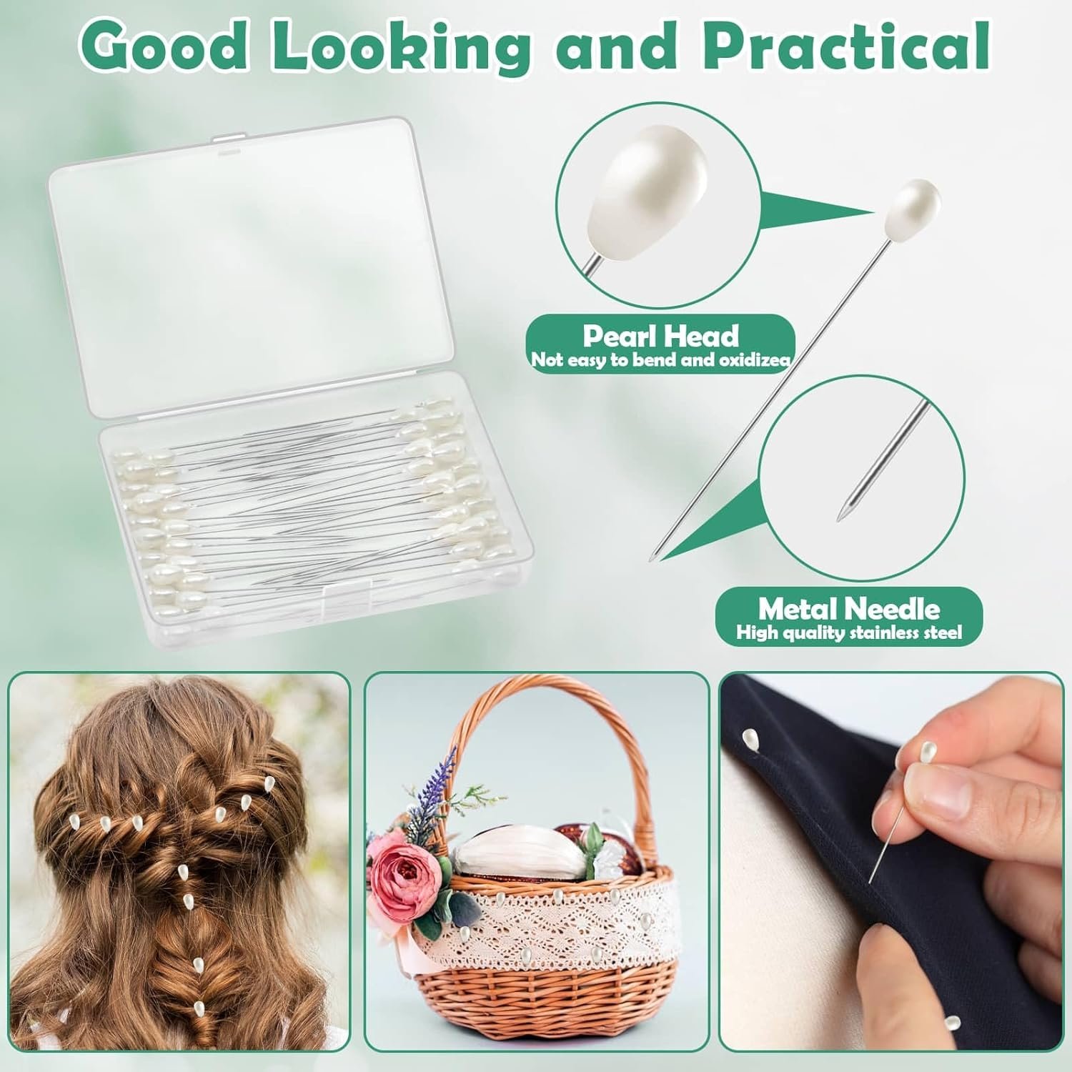 Wholesale Floral Tape Floral Wire Arrangement Tool Kit Green Tape Wire Boutonniere Flower Pins Cutter White Ribbon Elastic Pearl Wrist Corsage Bands for Bouquets Supplier