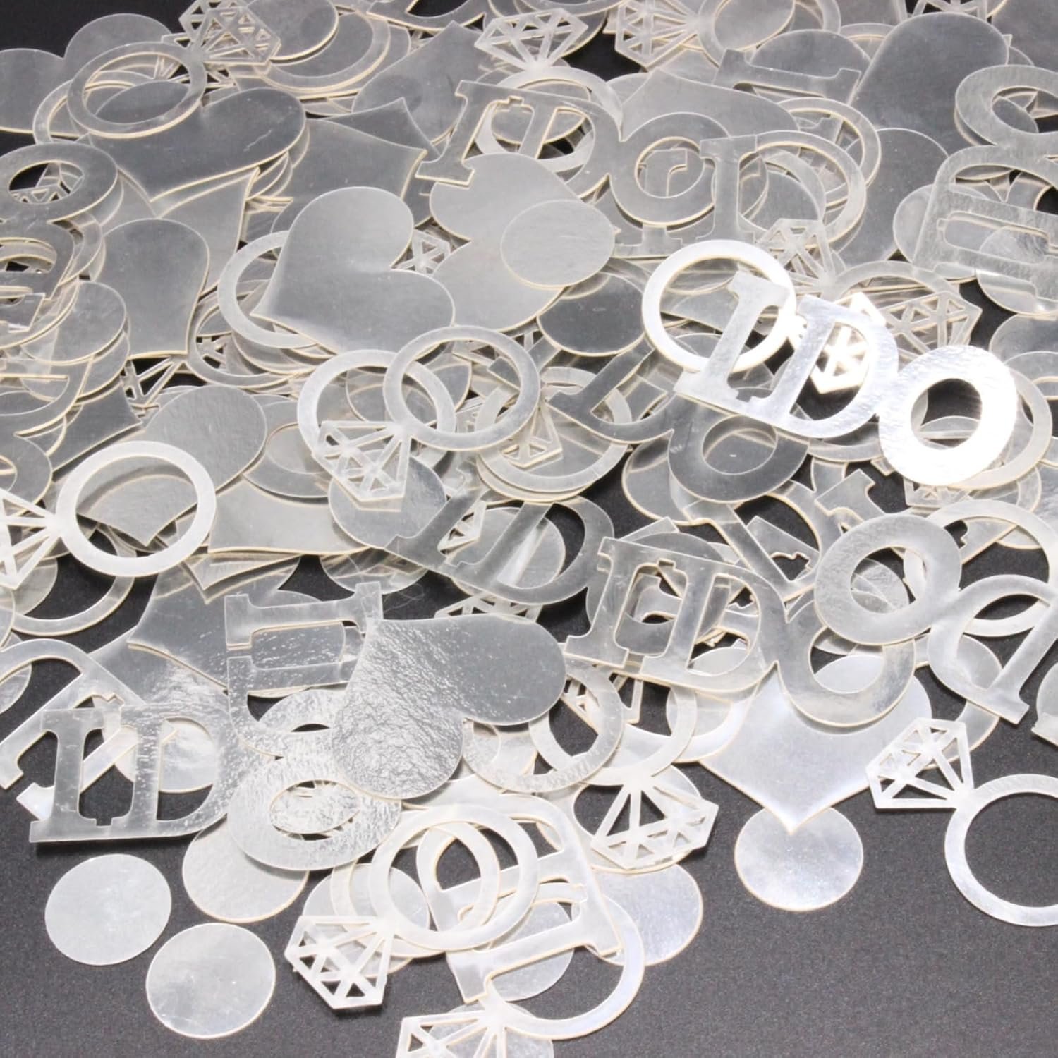 Wholesale 160PC Silver I DO Wedding Confetti Table Scatter Bridal Shower Engagement Decor Supplier Wholesale 160PC Silver I DO Wedding Confetti Table Scatter Bridal Shower Engagement Decor Supplier
