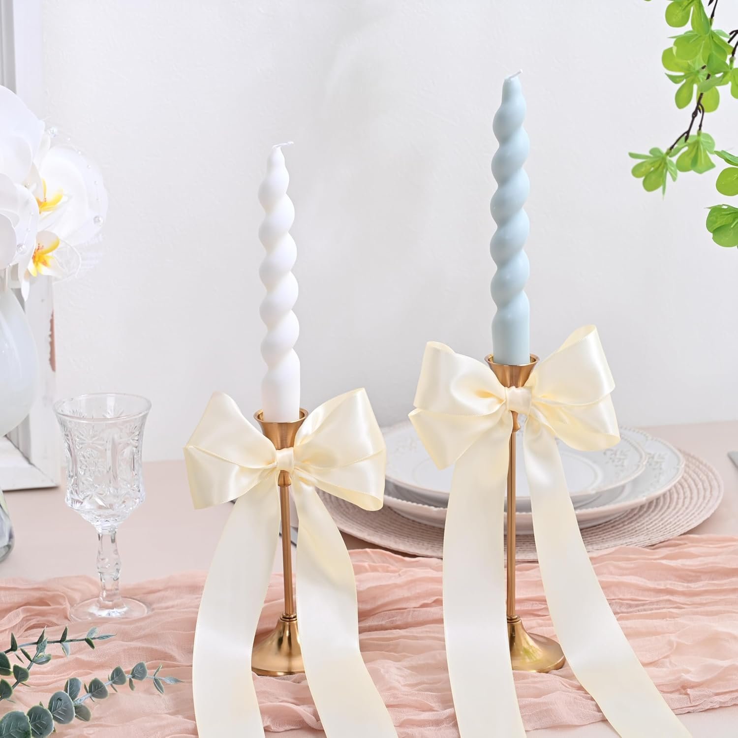 Wholesale Double Face Ivory Satin Ribbon 1-1/2 Inch x 50 Yards Polyester for Gift Wrapping Weddings Party Hair Bows Invitation Decorations Supplier