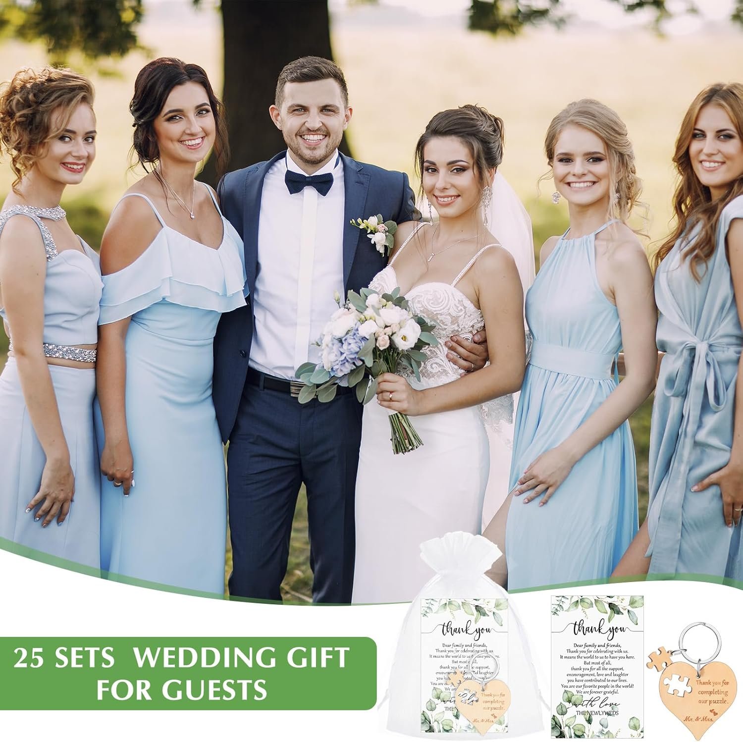 Wholesale 25 Sets Wood Heart Puzzle Keychain Cards and Gift Bags Rustic Wedding Favors for Guests Supplier Wholesale 25 Sets Wood Heart Puzzle Keychain Cards and Gift Bags Rustic Wedding Favors for Guests Supplier