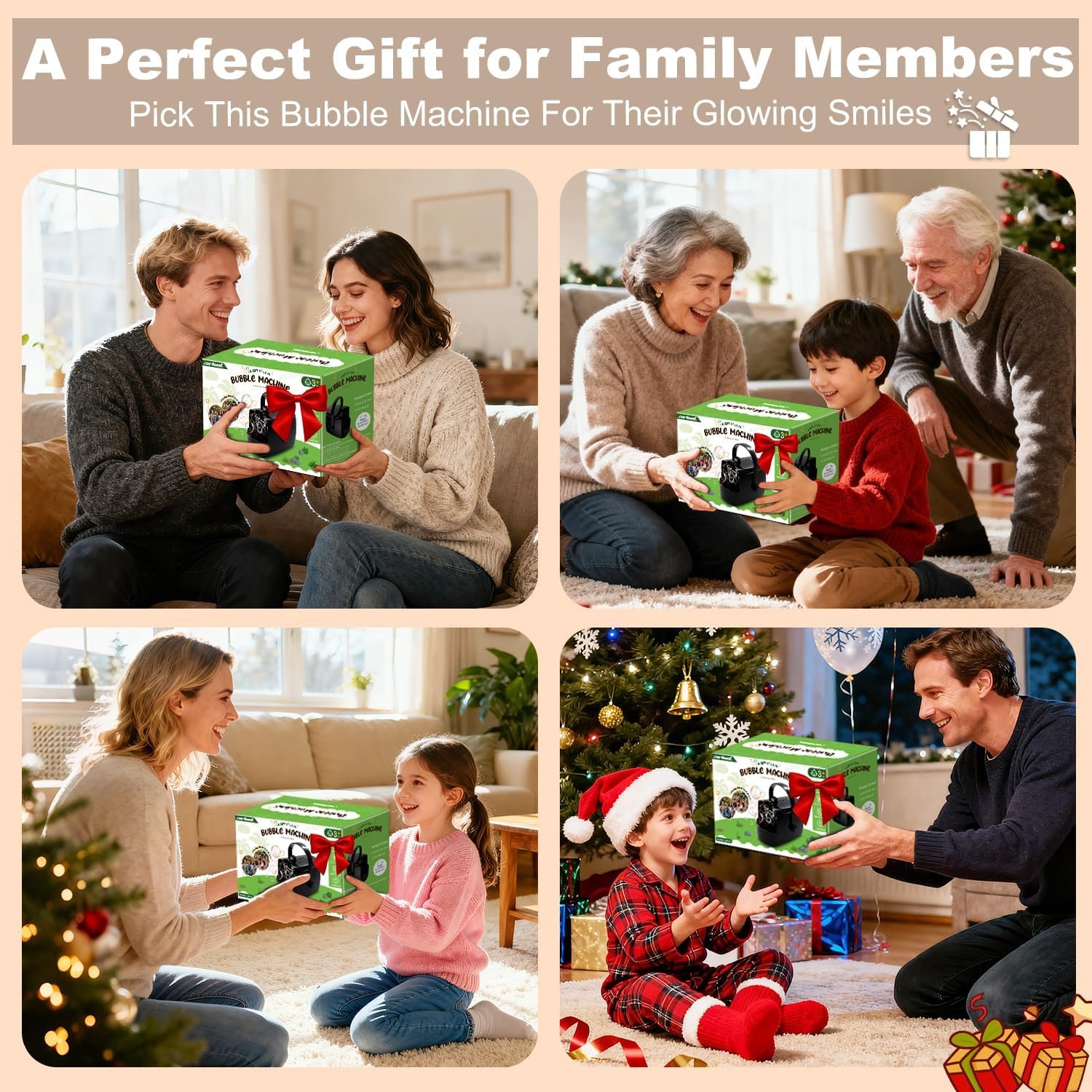 Wholesale Durable Automatic Bubble Machine 18000+ Big Bubbles Per Minute for Kids Toddlers Plug-in or Battery Operated Indoor Outdoor Parties Supplier