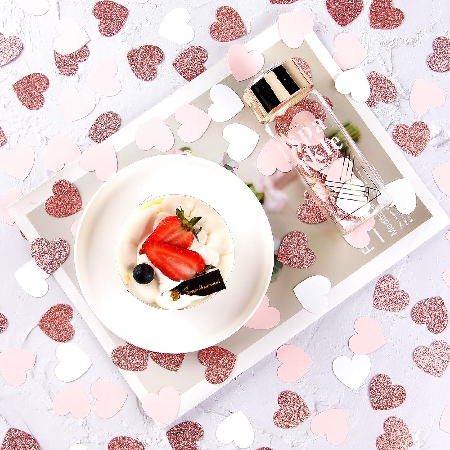 Wholesale 300pcs Rose-Gold Pink White Heart Confetti Valentines Mothers Day Wedding Baby Shower Party Table Decoration Glitter Paper Supplier Wholesale 300pcs Rose-Gold Pink White Heart Confetti Valentines Mothers Day Wedding Baby Shower Party Table Decoration Glitter Paper Supplier