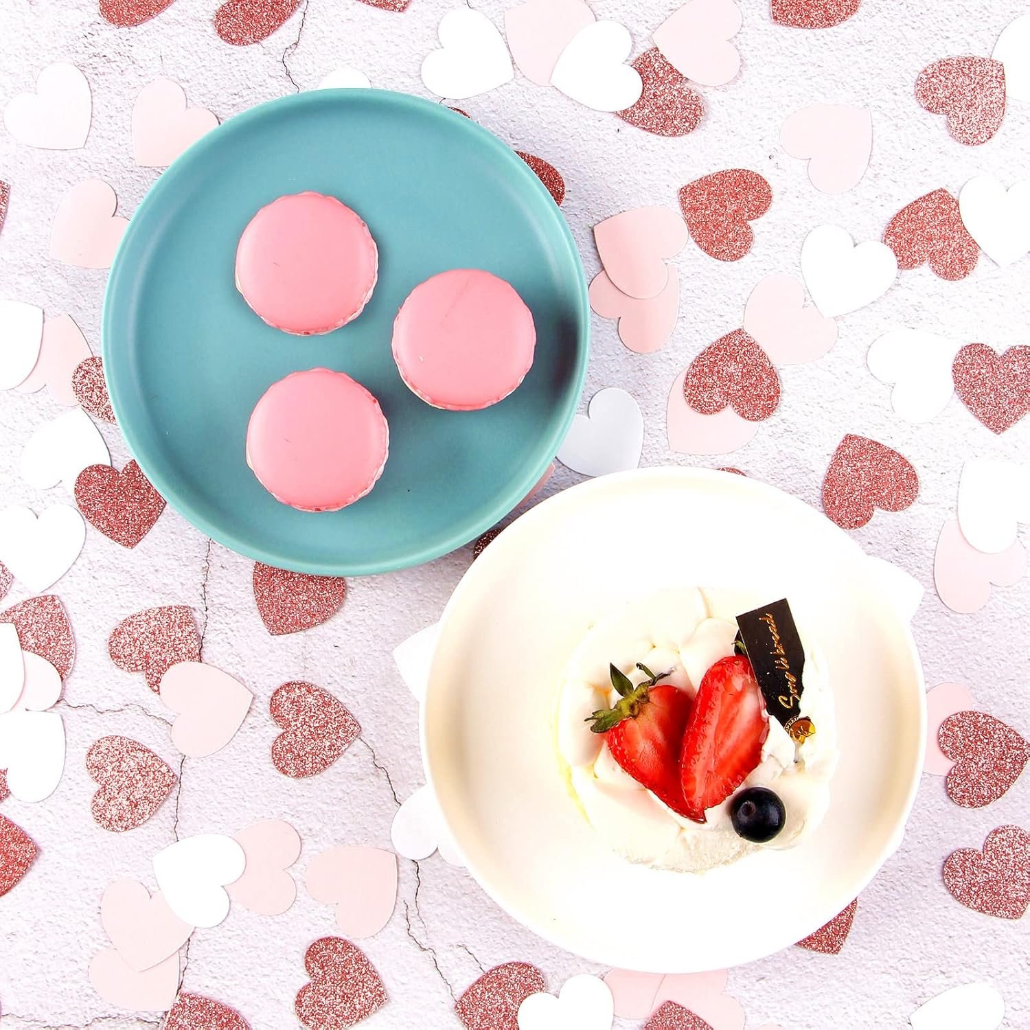 Wholesale 300pcs Rose-Gold Pink White Heart Confetti Valentines Mothers Day Wedding Baby Shower Party Table Decoration Glitter Paper Supplier Wholesale 300pcs Rose-Gold Pink White Heart Confetti Valentines Mothers Day Wedding Baby Shower Party Table Decoration Glitter Paper Supplier