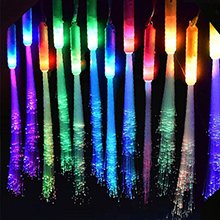 Wholesale Handheld LED Fiber Optic Light Set 3 Variable Frequency Flicker Modes 7 Color Changes for Bar Party Concert Cheering Props 24 PCS Supplier