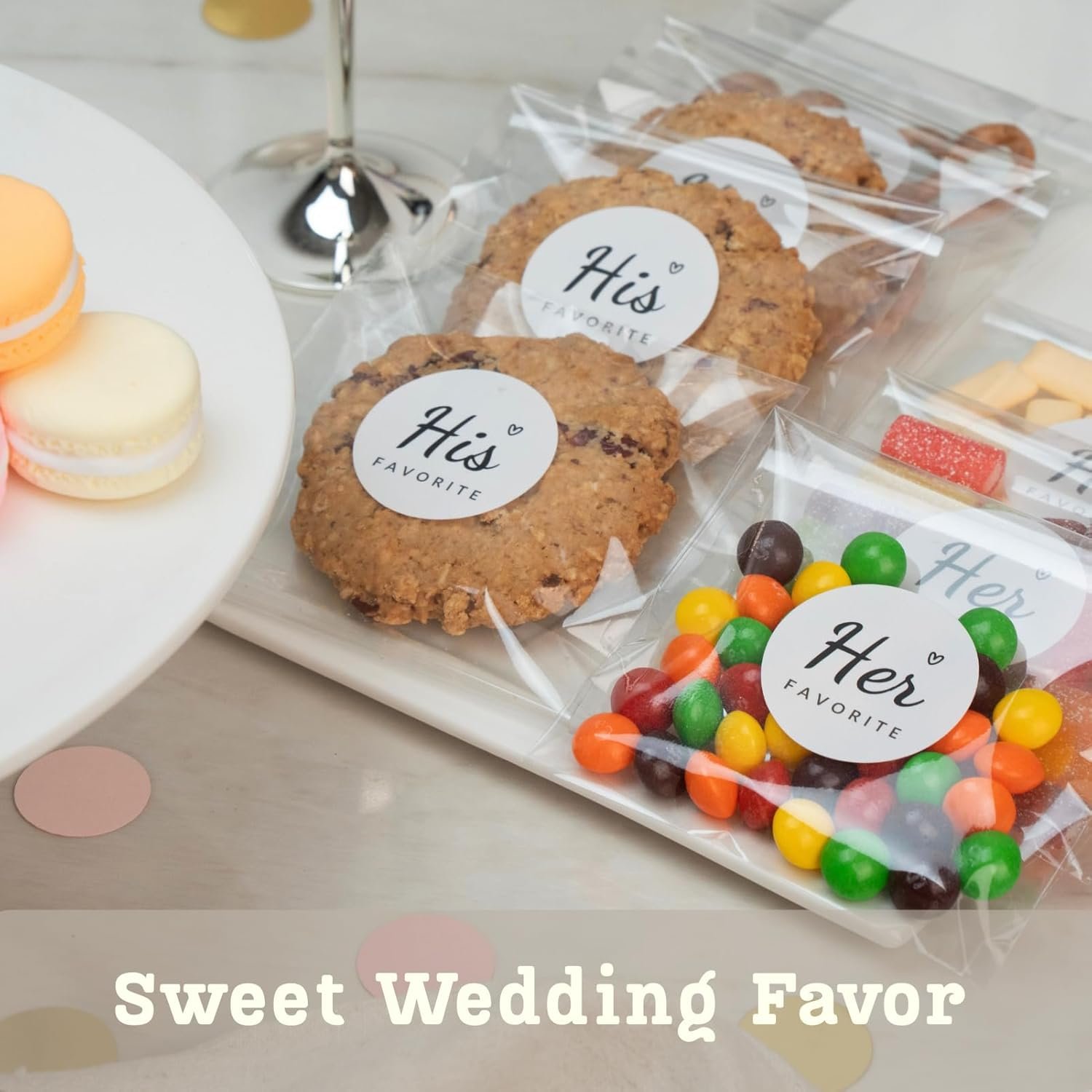 Wholesale His Favorite Her Favorite Stickers (50+50) with 100 Clear Gift Bags Wedding Party Favors Bridal Shower Engagements Supplier Wholesale His Favorite Her Favorite Stickers (50+50) with 100 Clear Gift Bags Wedding Party Favors Bridal Shower Engagements Supplier