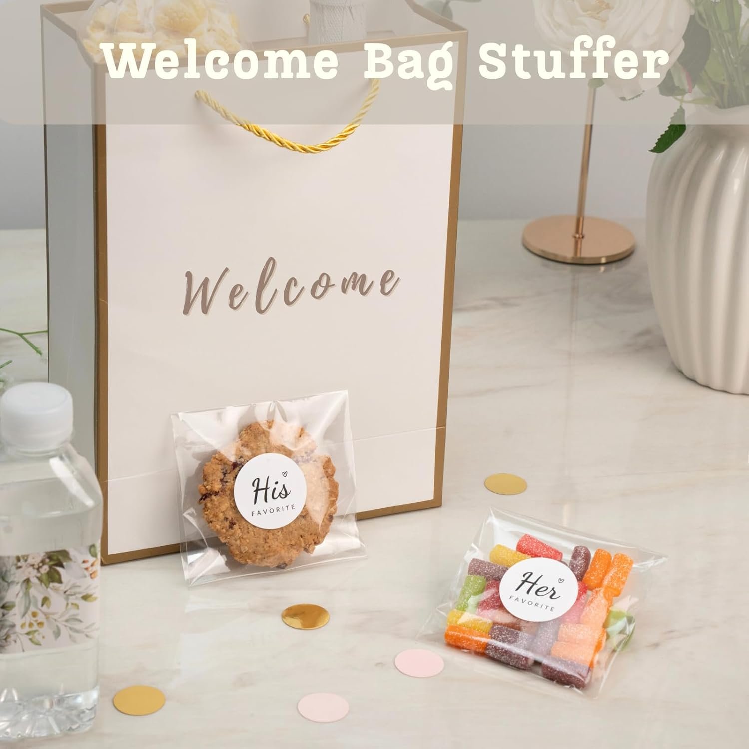 Wholesale His Favorite Her Favorite Stickers (50+50) with 100 Clear Gift Bags Wedding Party Favors Bridal Shower Engagements Supplier Wholesale His Favorite Her Favorite Stickers (50+50) with 100 Clear Gift Bags Wedding Party Favors Bridal Shower Engagements Supplier