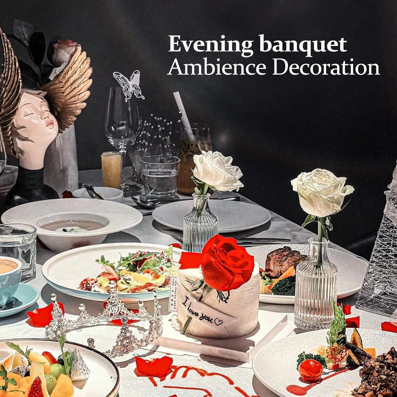 Wholesale 32PCS Clear Glass Bud Vase Set Mini Small Flower Vases Wedding Table Centerpieces Birthday Party Anniversary Baby Shower Supplier