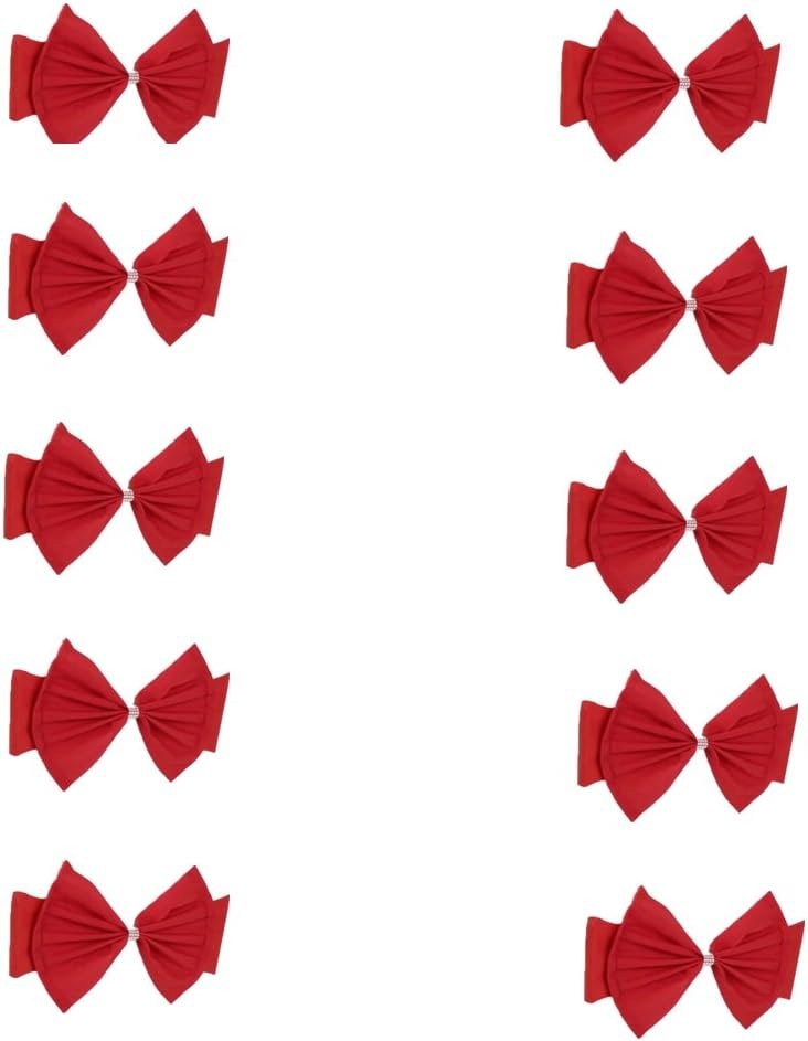 Wholesale 10pcs Red Elastic Spandex Chair Sashes Wedding Bows for Party Baby Shower Event Trade Show Decor Supplier Wholesale 10pcs Red Elastic Spandex Chair Sashes Wedding Bows for Party Baby Shower Event Trade Show Decor Supplier