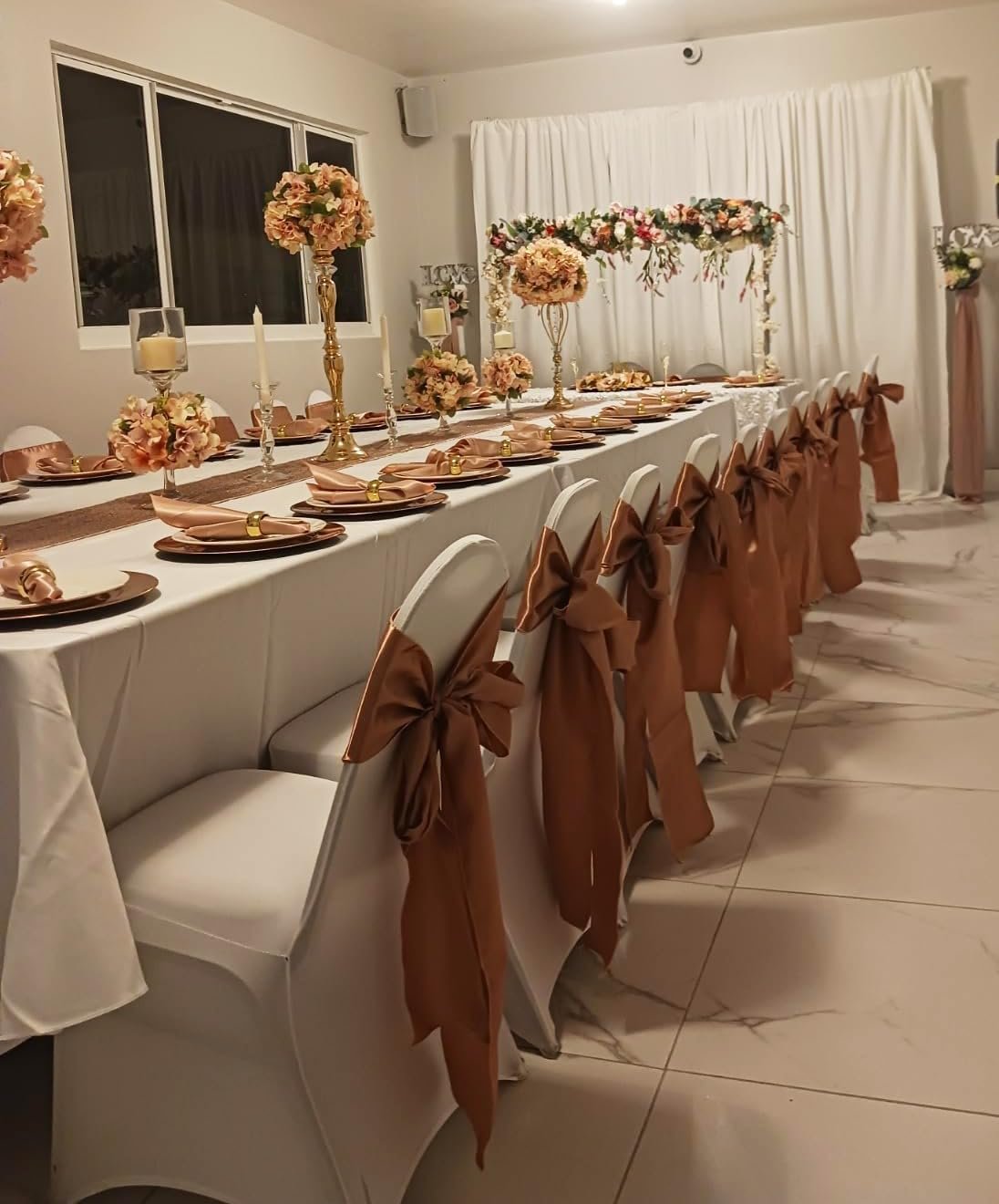 Wholesale 50 Pink Satin Chair Sashes Bows 7x108 Inches Wedding Birthday Party Fiesta Decor Fitted Banquet Folding Chairs Ribbons Ties Supplier