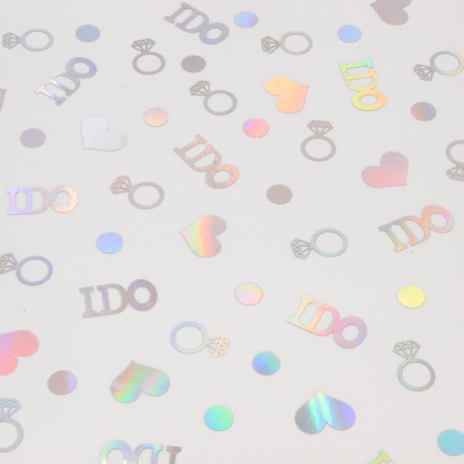 Wholesale 160 PCS Iridescent I DO Wedding Bridal Shower Engagement Confetti Supplier Wholesale 160 PCS Iridescent I DO Wedding Bridal Shower Engagement Confetti Supplier