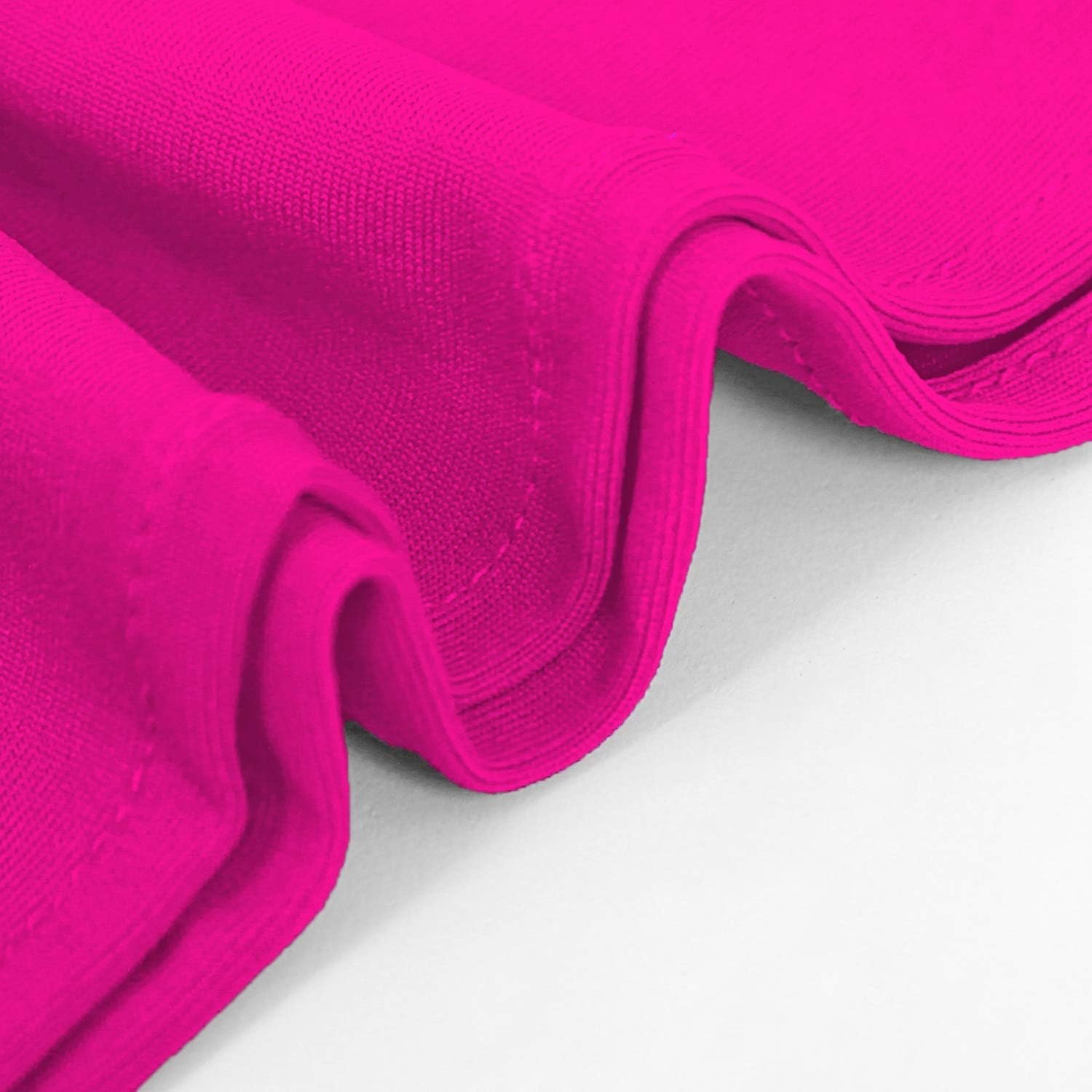 Wholesale 25pcs Fuchsia Spandex Chair Sashes with Buckle Slider for Wedding Party Decoration Supplier