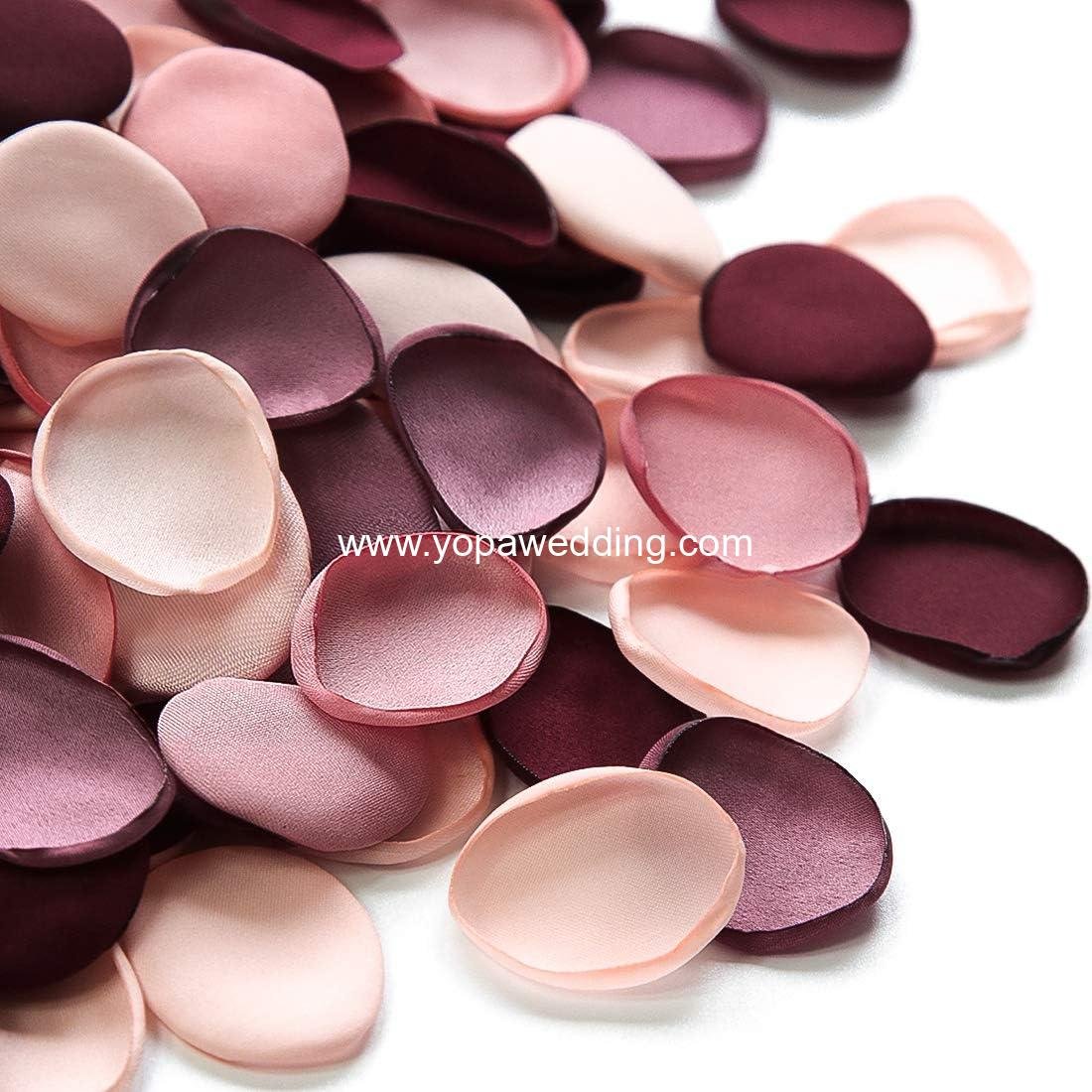Wholesale 300pcs Burgundy Maroon Faux Silk Rose Petals Wedding Flower Girl Basket Aisle Scatter Table Centerpieces Party Confetti Bridal Shower Romantic Decor Supplier Wholesale 300pcs Burgundy Maroon Faux Silk Rose Petals Wedding Flower Girl Basket Aisle Scatter Table Centerpieces Party Confetti Bridal Shower Romantic Decor Supplier