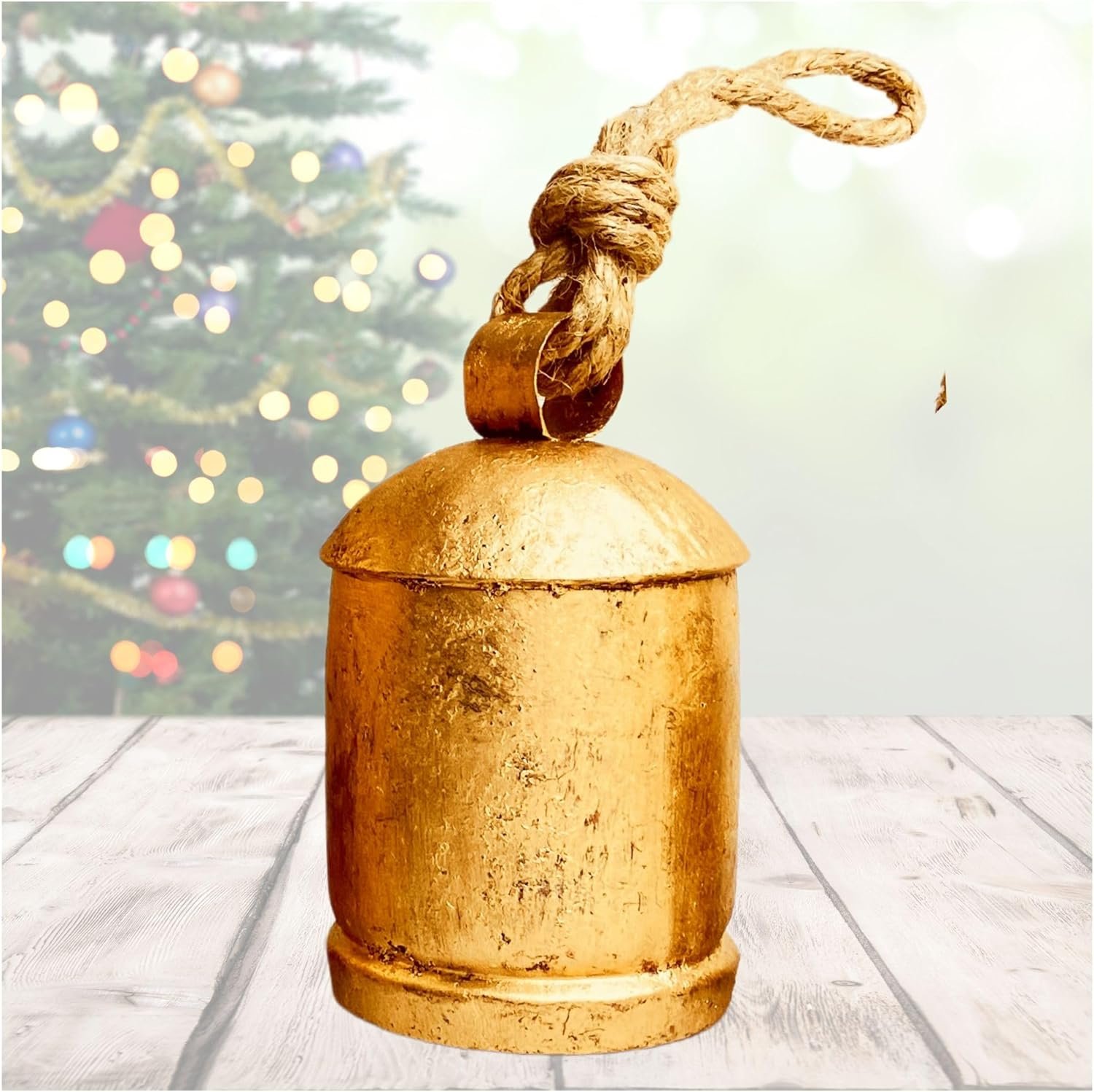 Wholesale 4 Inch Rustic Shabby Chic Vintage Cow Bell Brass Coated Wall Hanging Jute Rope Country Style Harmony Lucky Charm Christmas Bell Supplier Wholesale 4 Inch Rustic Shabby Chic Vintage Cow Bell Brass Coated Wall Hanging Jute Rope Country Style Harmony Lucky Charm Christmas Bell Supplier