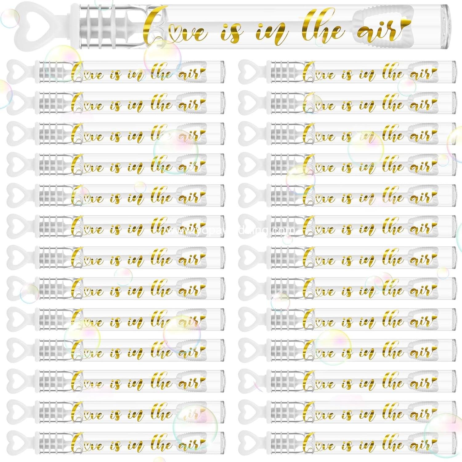 Wholesale 60 Count Bulk Mini Heart Bubble Wands Wedding Guests Send Off Party Supplies Valentine Anniversary Celebrations Supplier
