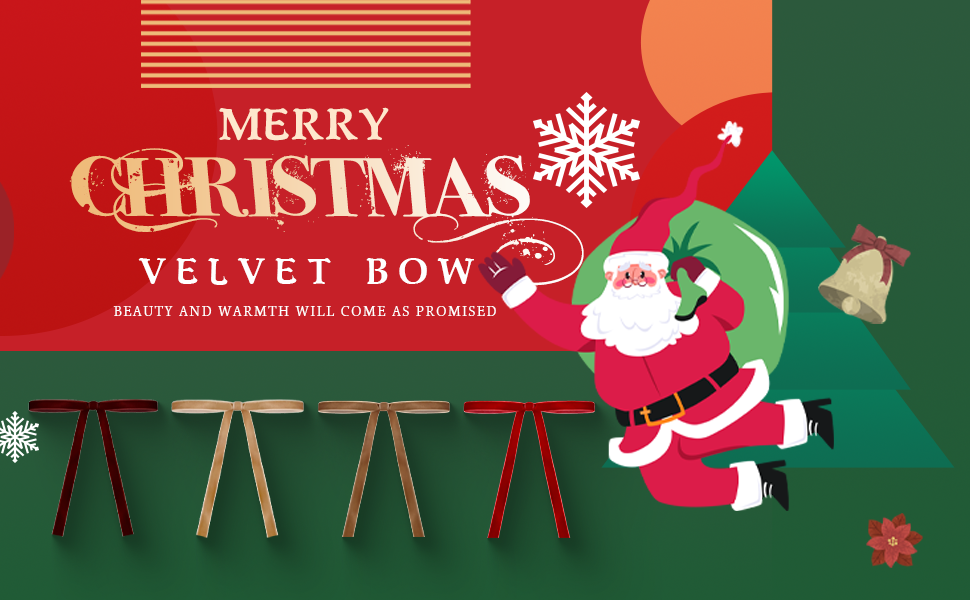 Wholesale Velvet Christmas Bows 24 Pack Premade Wired Ribbon Bows Christmas Tree Wreaths Vintage Elegant Burgundy Holiday Decor Supplier