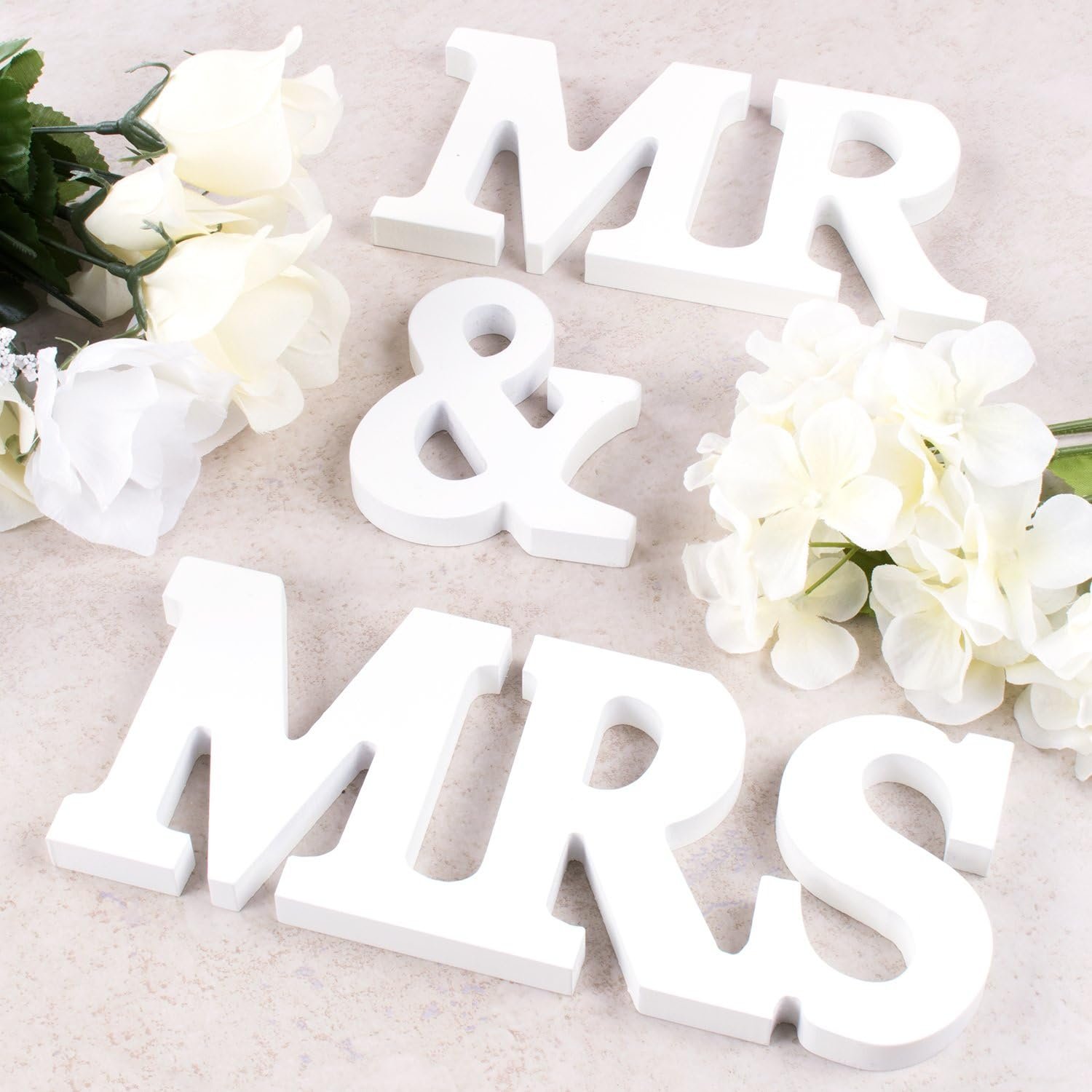 Wholesale White Wooden Mr and Mrs Strict Rules Signs Wedding Party Tabletop Dinner Decoration Display Stand Figures Home Wall Supplier