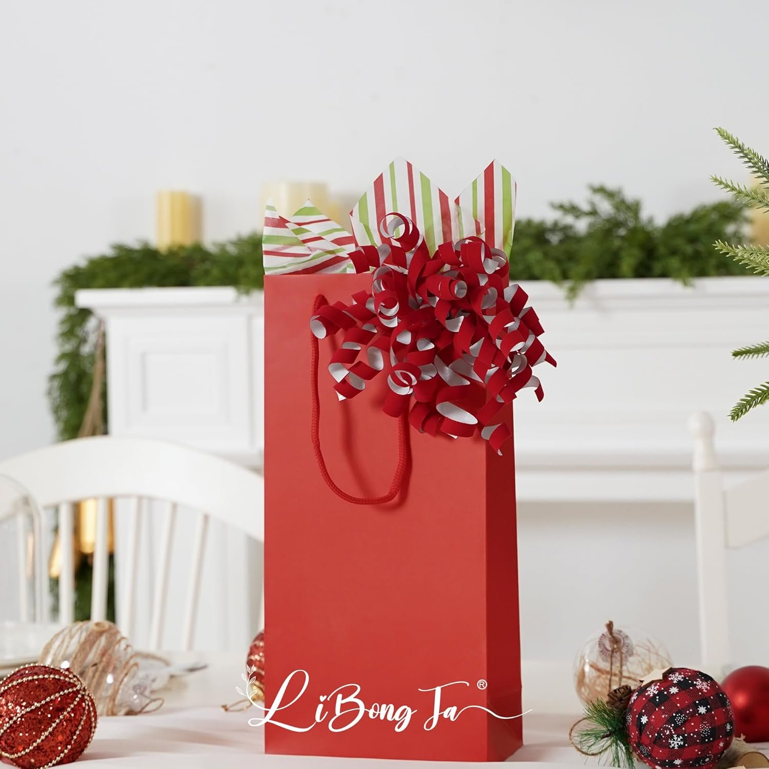 Wholesale 6 Inch x 12 Counts Red Velvet Curly Ribbon Bows with White Backing Self Adhesive for Gift Wrapping Wedding Baby Shower Valentine Presents Baskets Wine Bottles Treat Bags Supplier