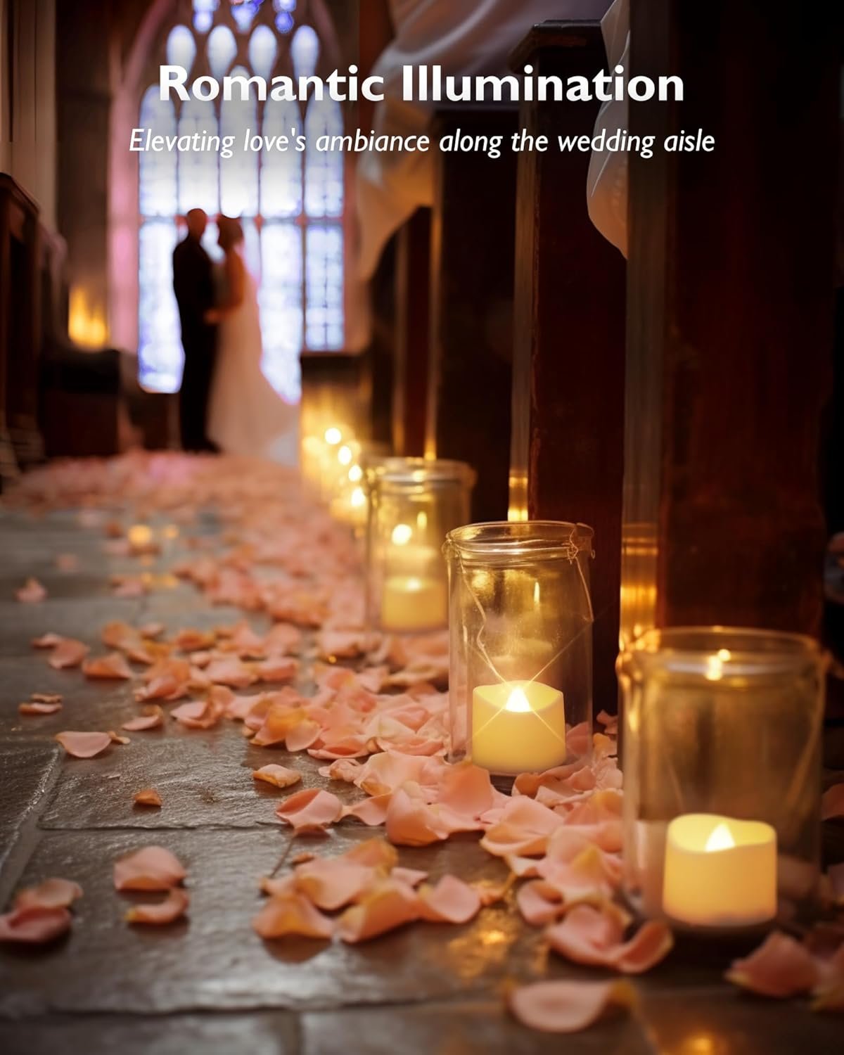 Wholesale 48-Pack Flickering Flameless LED Tea Lights Candles 200+ Hours Battery Operated White Base Ø1.5'' × H1.3'' for Wedding Centerpieces Proposals Anniversaries Supplier Wholesale 48-Pack Flickering Flameless LED Tea Lights Candles 200+ Hours Battery Operated White Base Ø1.5'' × H1.3'' for Wedding Centerpieces Proposals Anniversaries Supplier