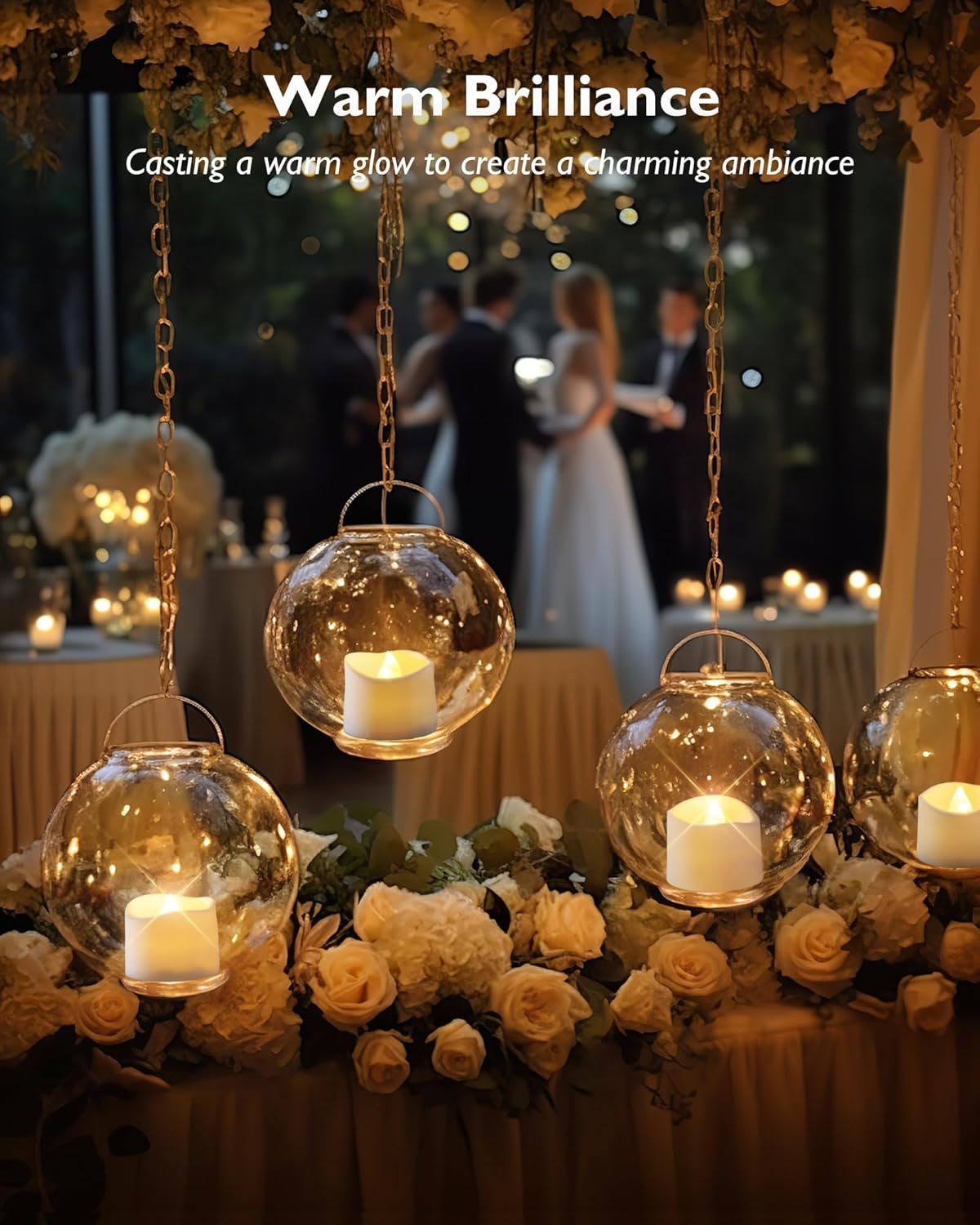 Wholesale 48-Pack Flickering Flameless LED Tea Lights Candles 200+ Hours Battery Operated White Base Ø1.5'' × H1.3'' for Wedding Centerpieces Proposals Anniversaries Supplier Wholesale 48-Pack Flickering Flameless LED Tea Lights Candles 200+ Hours Battery Operated White Base Ø1.5'' × H1.3'' for Wedding Centerpieces Proposals Anniversaries Supplier