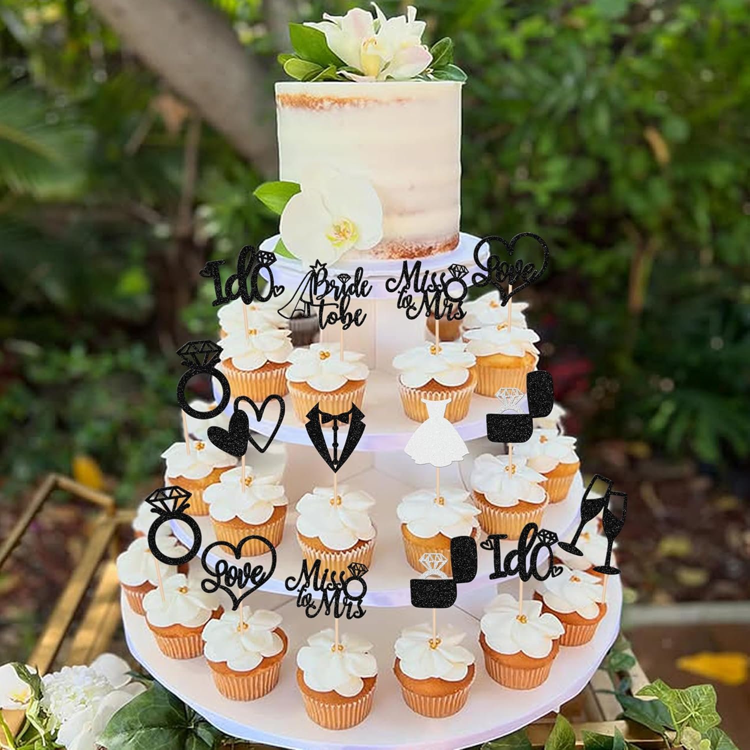 Wholesale 30 PCS Glitter Bride to Be Miss to Mrs I Do Love Heart Ring Cupcake Toppers Picks Wedding Bridal Shower Engagement Bachelorette Cake Decorations Black Strict Rules Supplier Wholesale 30 PCS Glitter Bride to Be Miss to Mrs I Do Love Heart Ring Cupcake Toppers Picks Wedding Bridal Shower Engagement Bachelorette Cake Decorations Black Strict Rules Supplier