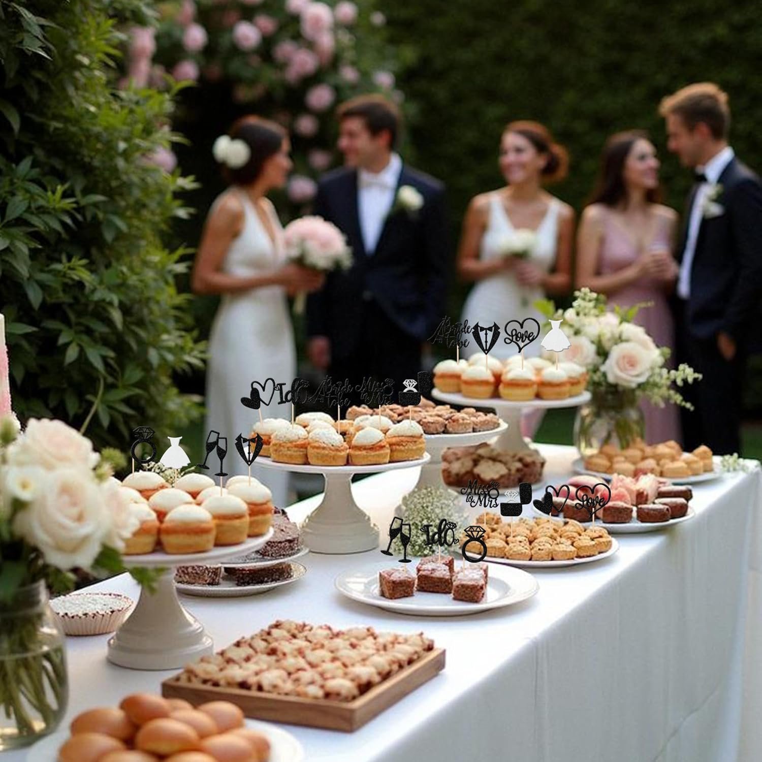 Wholesale 30 PCS Glitter Bride to Be Miss to Mrs I Do Love Heart Ring Cupcake Toppers Picks Wedding Bridal Shower Engagement Bachelorette Cake Decorations Black Strict Rules Supplier Wholesale 30 PCS Glitter Bride to Be Miss to Mrs I Do Love Heart Ring Cupcake Toppers Picks Wedding Bridal Shower Engagement Bachelorette Cake Decorations Black Strict Rules Supplier