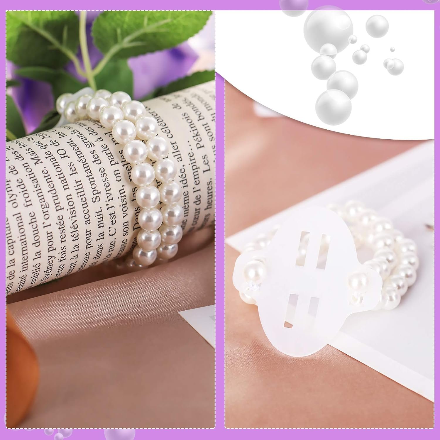 Wholesale 24 Pieces Elastic Pearl Corsage Wristlets Faux Flower Wrist Bands Wedding Festival Beach Party DIY Decor Supplier Wholesale 24 Pieces Elastic Pearl Corsage Wristlets Faux Flower Wrist Bands Wedding Festival Beach Party DIY Decor Supplier