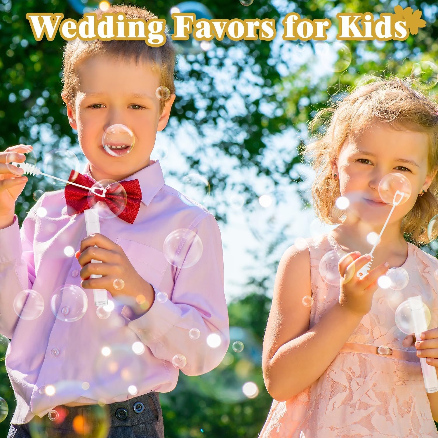 Wholesale Bulk Mini Bubble Wands 100 Count Party Favors Wedding Reception Guest Gifts Kids Adults Activities Supplier