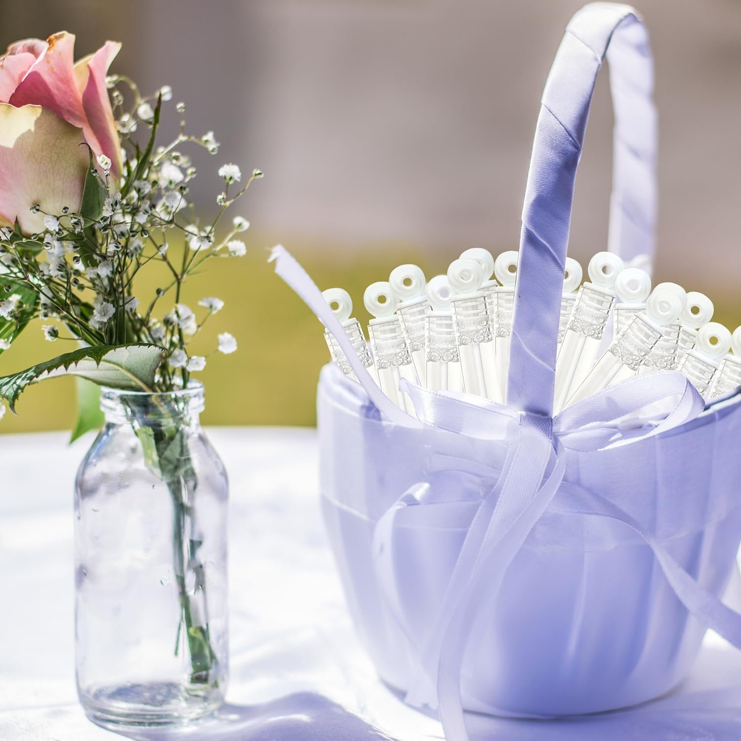 Wholesale Bulk Mini Bubble Wands 100 Count Party Favors Wedding Reception Guest Gifts Kids Adults Activities Supplier