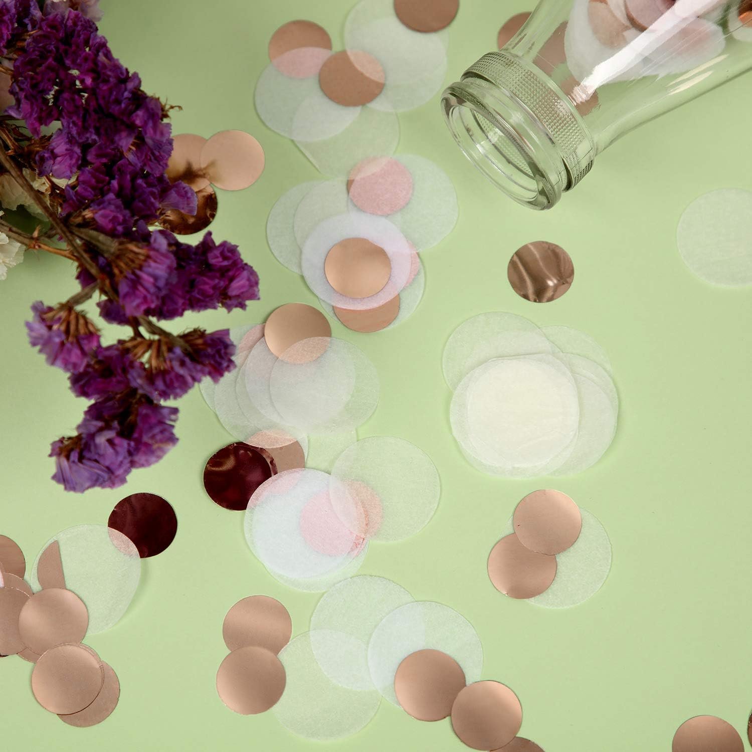 Wholesale 2.5 cm Round Tissue Paper Table Confetti Dots 1.76 oz White Ivory Champagne for Wedding Birthday Party Decoration Supplier Wholesale 2.5 cm Round Tissue Paper Table Confetti Dots 1.76 oz White Ivory Champagne for Wedding Birthday Party Decoration Supplier