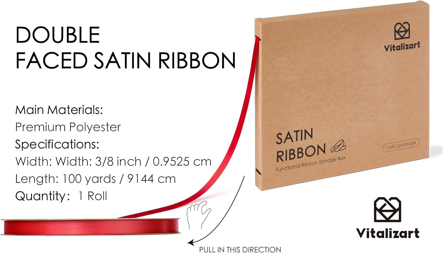 Wholesale Red Double Face Satin Ribbon 3/8” x 100 Yards for Gift Wrapping Hairbows Crafts Party Decor Bouquets Weddings Supplier Wholesale Red Double Face Satin Ribbon 3/8” x 100 Yards for Gift Wrapping Hairbows Crafts Party Decor Bouquets Weddings Supplier