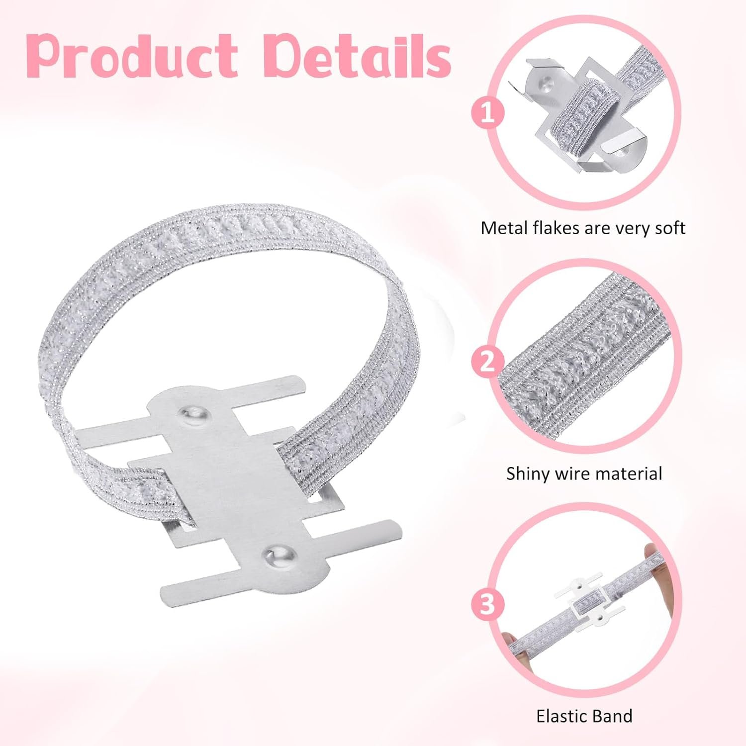 Wholesale 14 PCS Elastic Silver Wrist Corsage Bands Wedding Prom Flowers DIY Bridesmaid Accessories Supplier Wholesale 14 PCS Elastic Silver Wrist Corsage Bands Wedding Prom Flowers DIY Bridesmaid Accessories Supplier