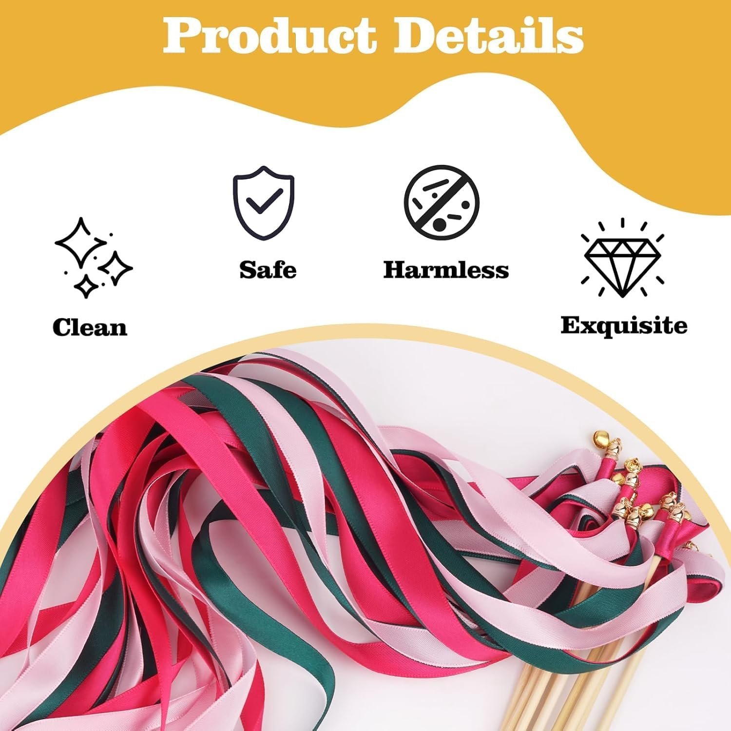 Wholesale 100PCS 12-Inch Fairy Wedding Wands with Labels Send-Off Accessories for Weddings Farewells Graduations Supplier