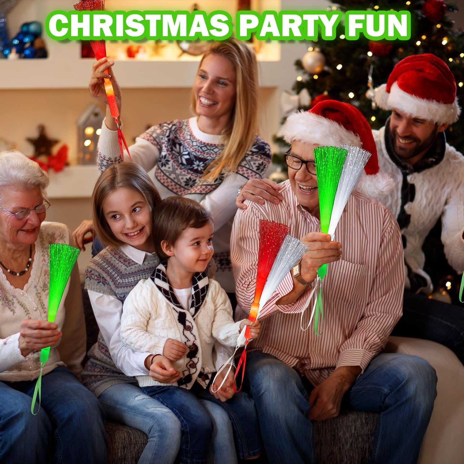 Wholesale Valentine's Light Up Fiber Optic Wands 12 Pack Red White Green Glow Sticks Party Favors for Kids Toddlers Non-Candy Stocking Stuffers Supplier Wholesale Valentine's Light Up Fiber Optic Wands 12 Pack Red White Green Glow Sticks Party Favors for Kids Toddlers Non-Candy Stocking Stuffers Supplier